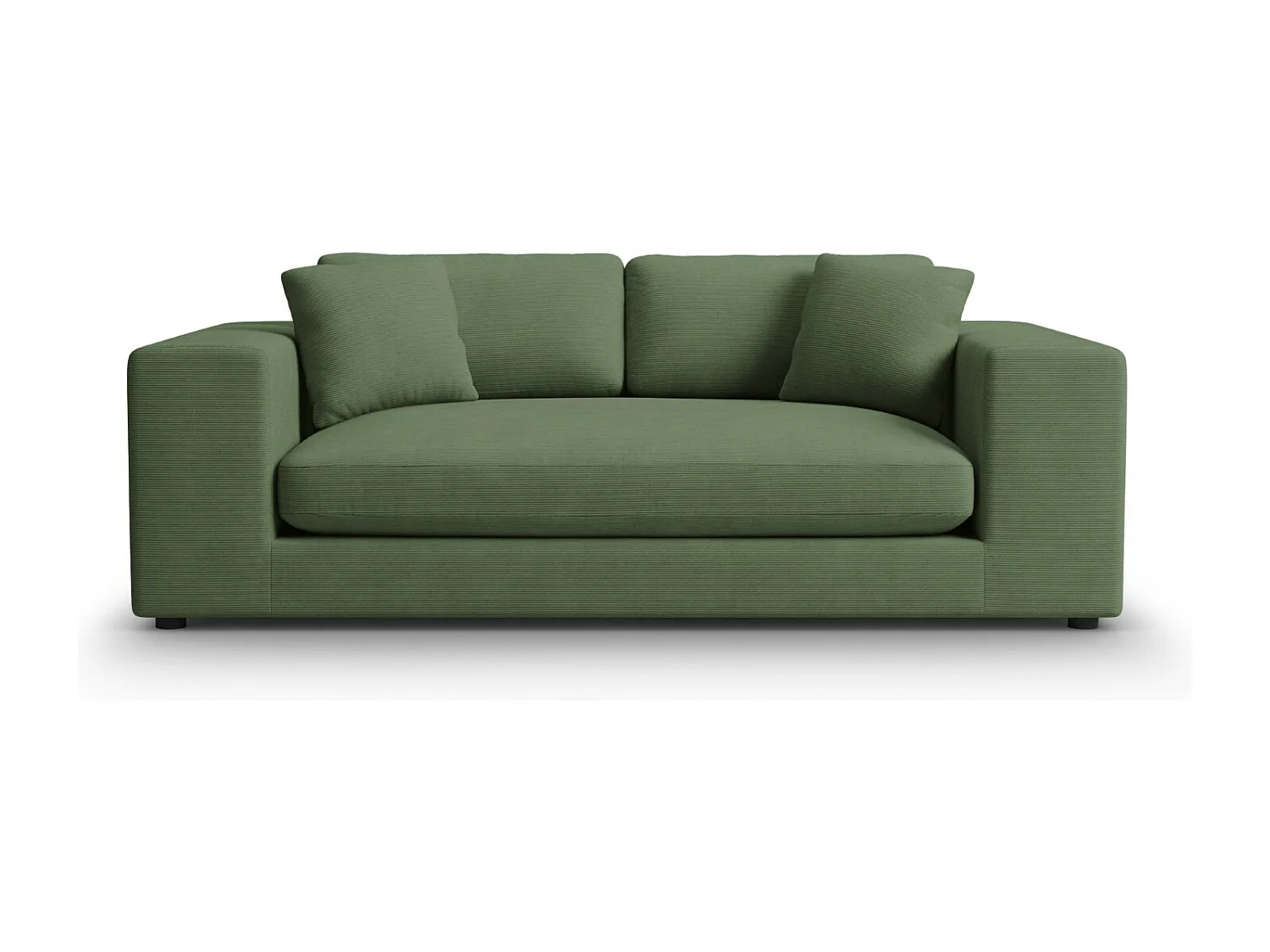 CXL by Christian Lacroix - Bank "Tendance" 3 zitplaatsen, Ribfluwelen, Groente - 220x122x72cm