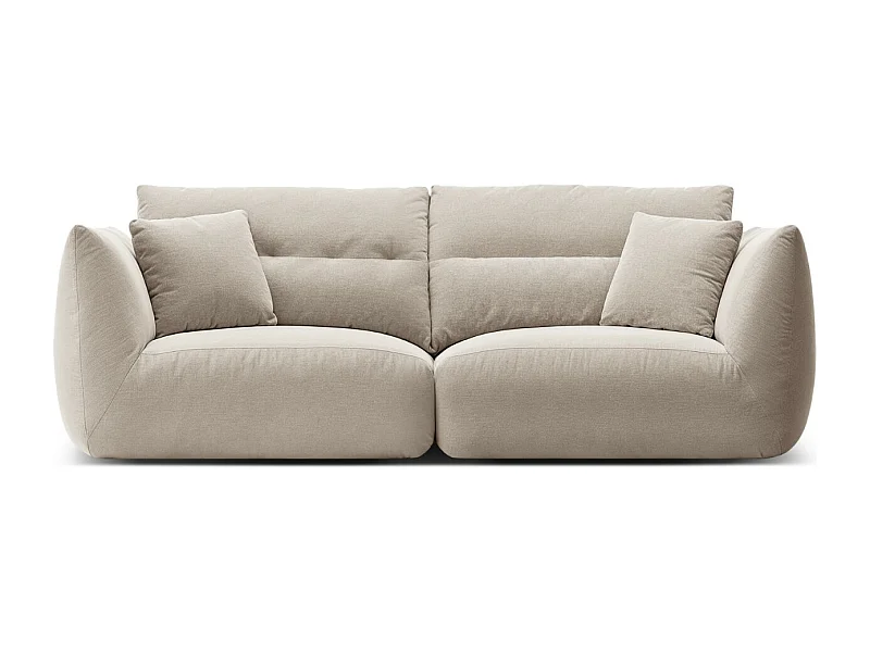 CXL by Christian Lacroix - Sofa modułowa, "Maurie" 3 miejsca szenil, beż jasny - 224x107x90cm