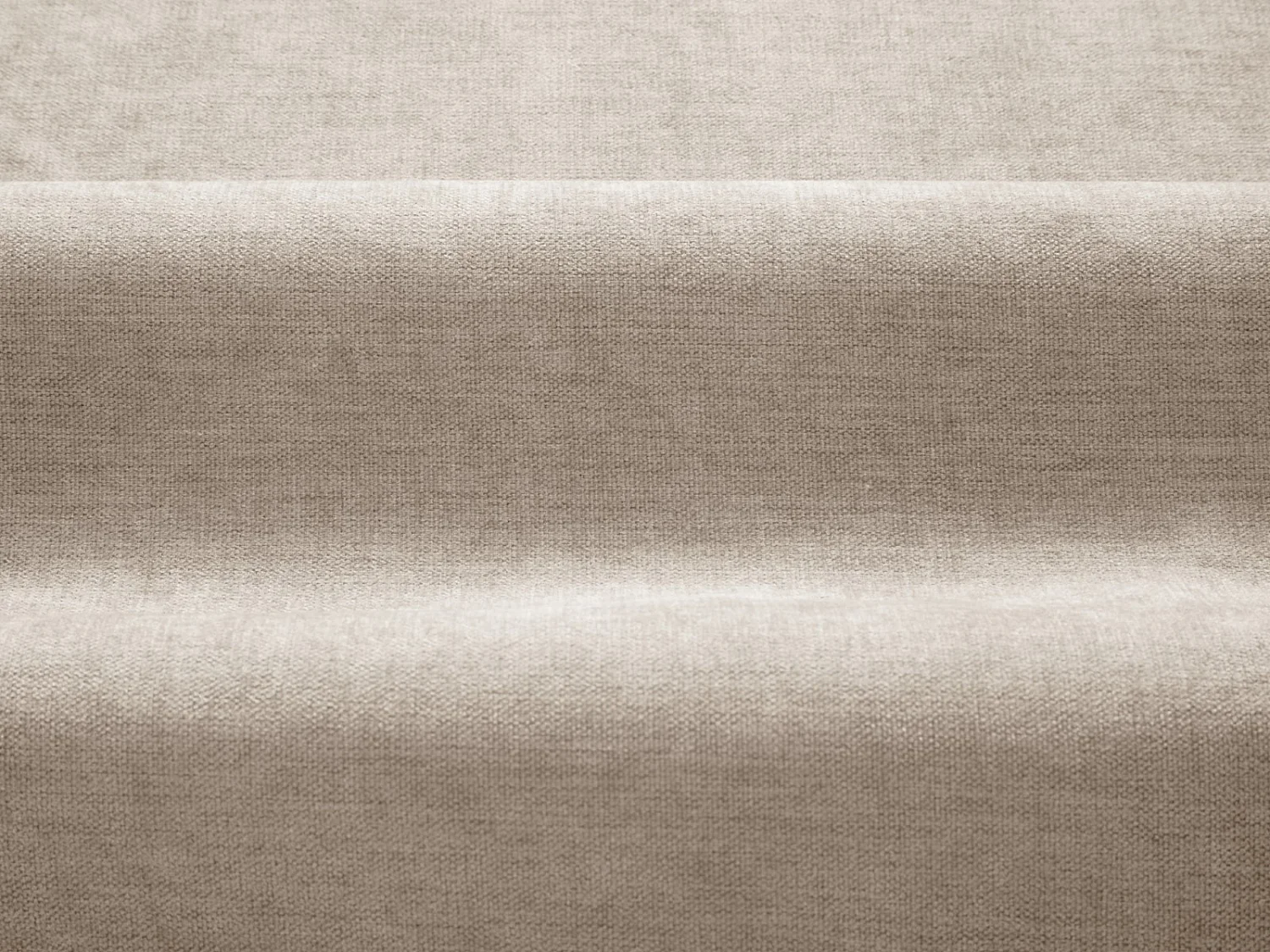 CXL by Christian Lacroix - Sofá modular "Maurie" 3 plazas de tejido chenilla beige claro - 224x107x90cm