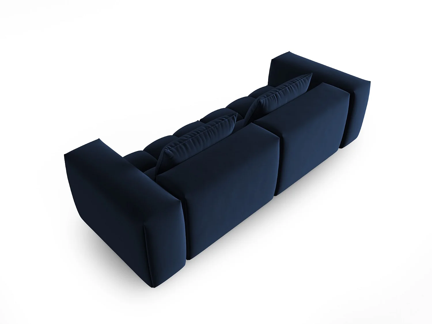CXL by Christian Lacroix - 3-Sitzer modulares Sofa "Lorella" Sitzer aus Samt königsblau - 230x85x70cm