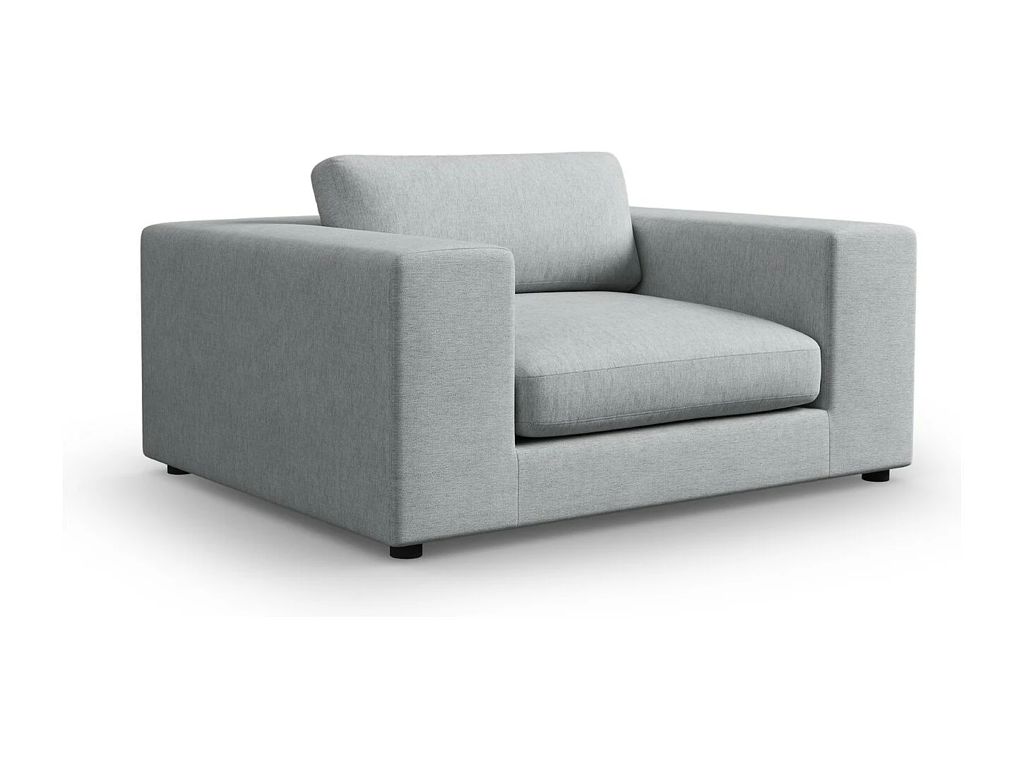 CXL by Christian Lacroix - Sofa, "Tendance" 1,5 miejsca tkanina strukturalna, szary jasny - 156x122x72cm