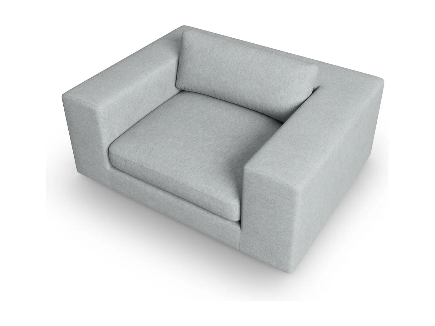 CXL by Christian Lacroix - Sofa, "Tendance" 1,5 miejsca tkanina strukturalna, szary jasny - 156x122x72cm