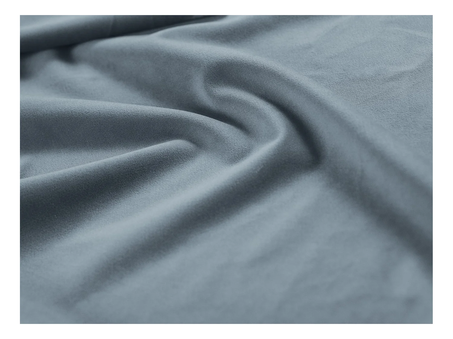 Cosmopolitan Design - Panoramische bank "Bali" 9 zitplaatsen, Flueel, Lichtblauw - 327x256x75cm