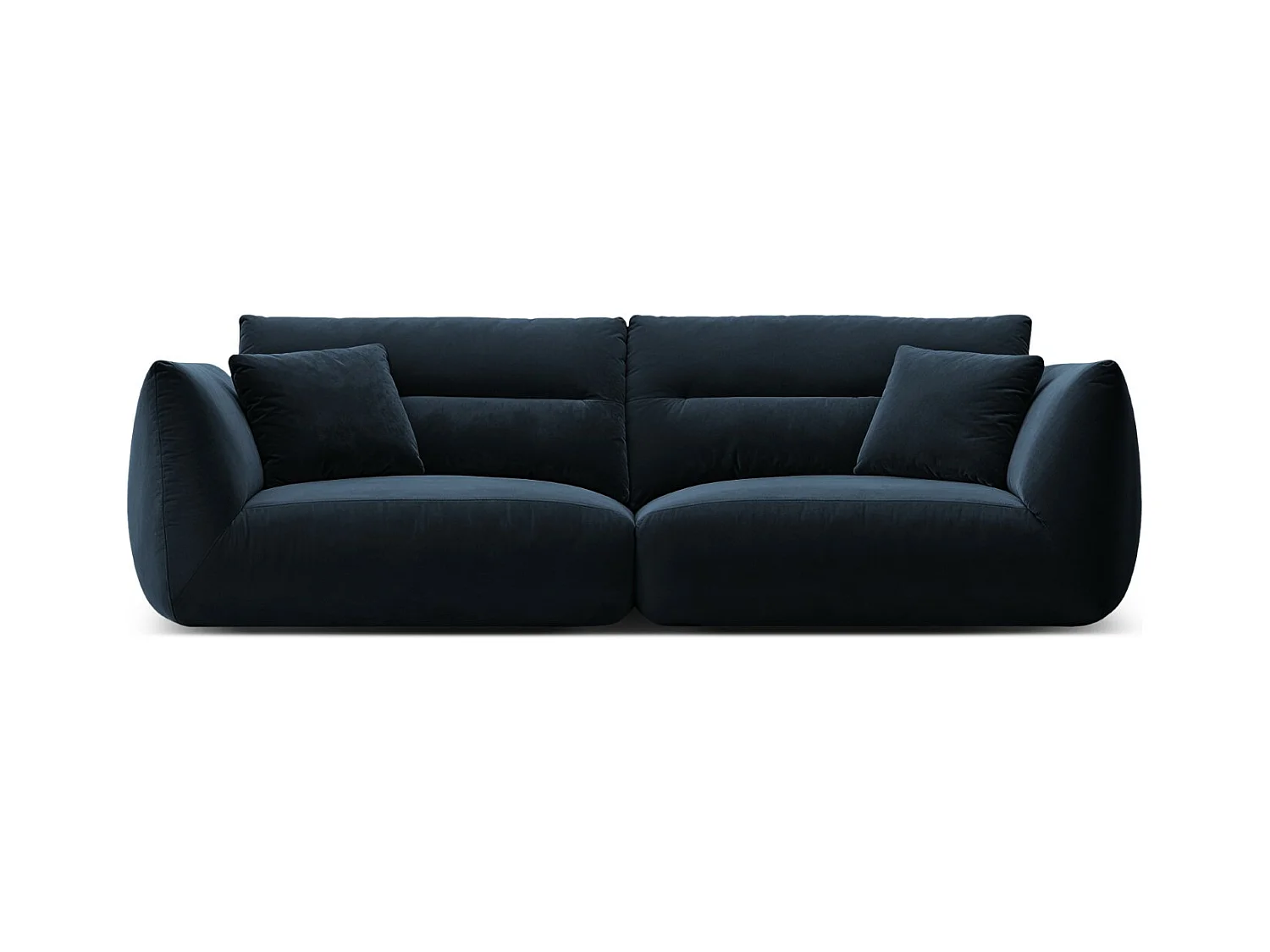 CXL by Christian Lacroix - Modulaire bank "Maurie" 4 zitplaatsen, Flueel, Koningsblauw - 264x107x90cm