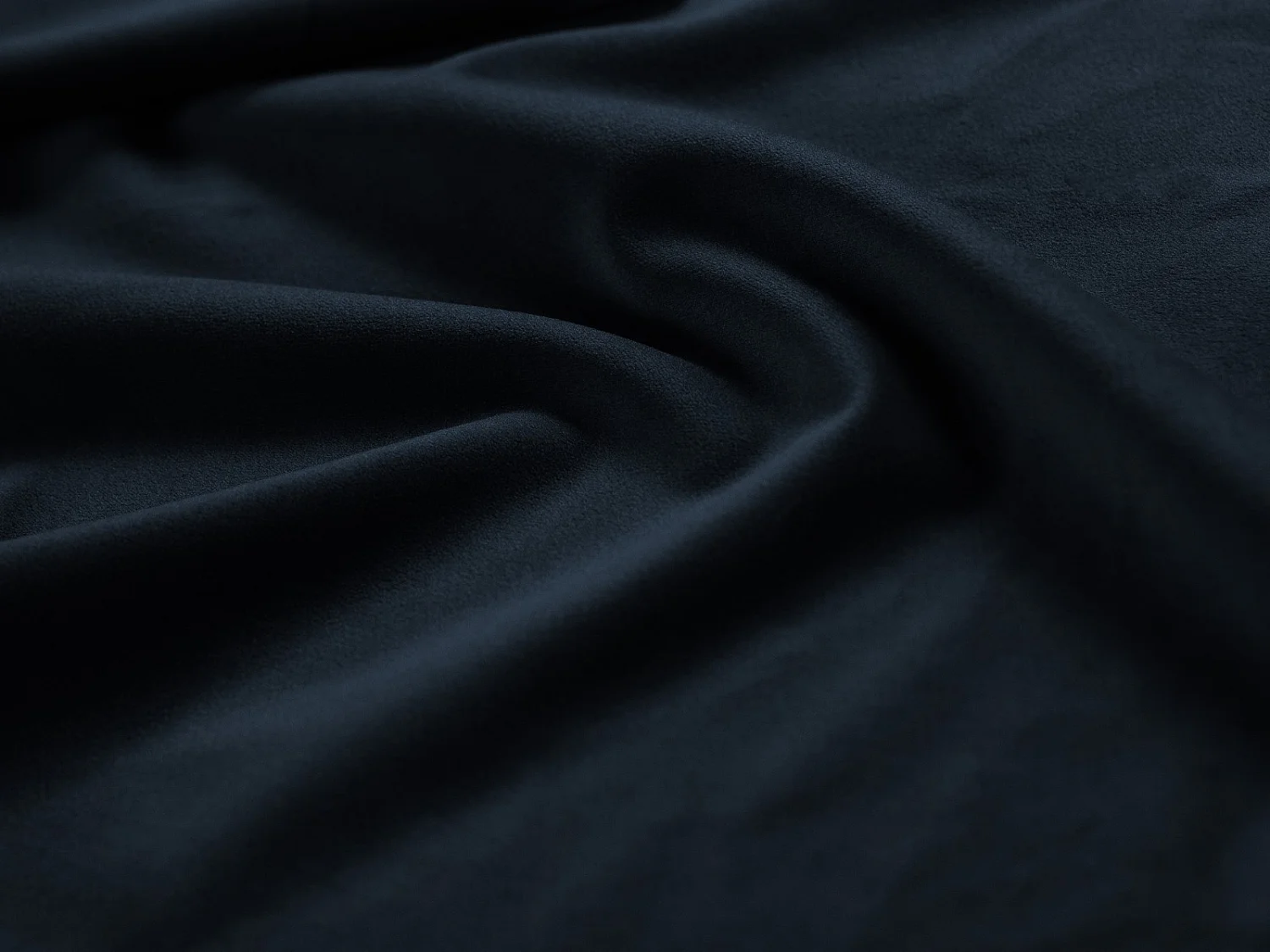 CXL by Christian Lacroix - Sofá modular "Maurie" 4 lugares em veludo azul real - 264x107x90cm