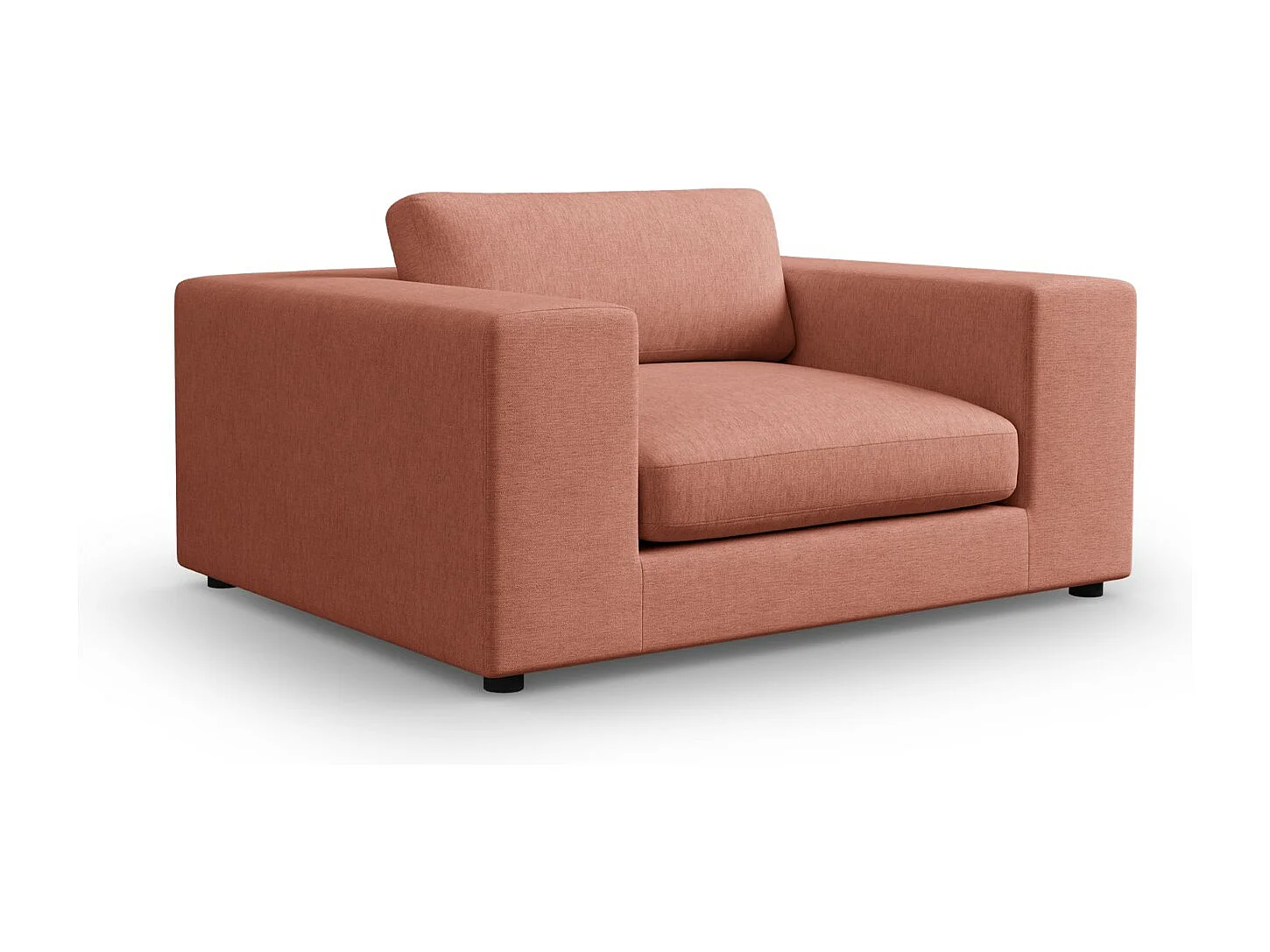 CXL by Christian Lacroix - 1,5-Sitzer Sofa "Tendance" Sitzer aus strukturiertem Stoff rot - 156x122x72cm