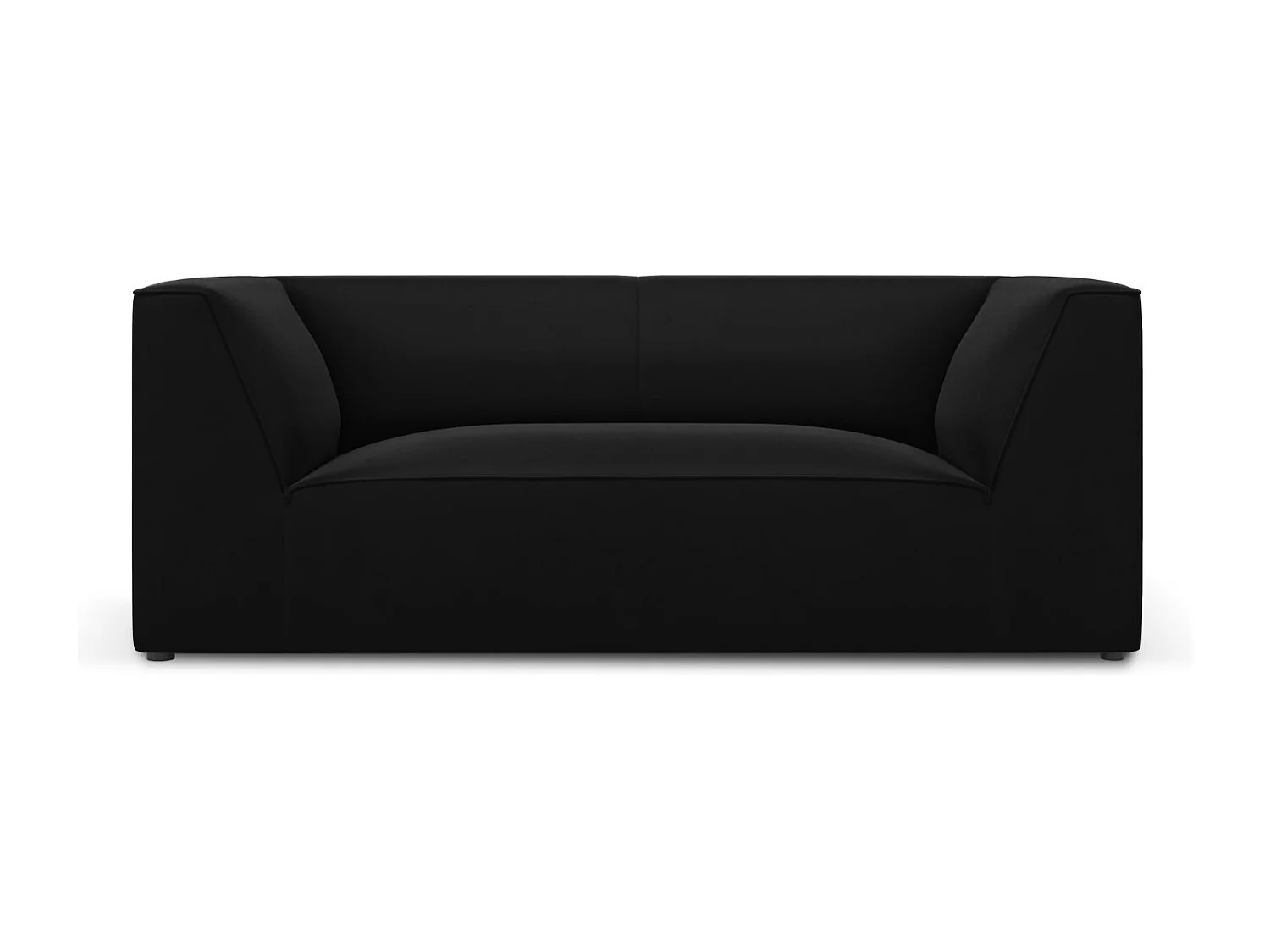 CXL by Christian Lacroix - 2-Sitzer Sofa "Charles" Sitzer aus Samt schwarz - 174x92x69cm