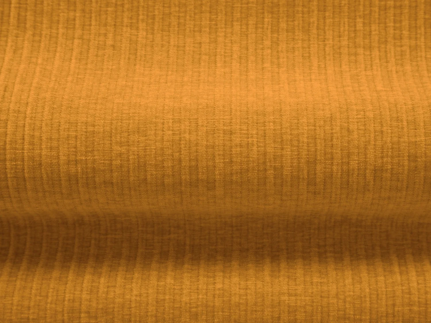 Cosmopolitan Design - 7-Sitzer Panoramasofa links "Arendal" aus Chenille-Stoff mit Rippeneffekt senf - 364x262x70cm