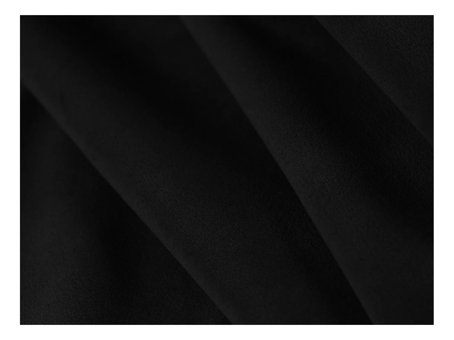 CXL by Christian Lacroix - Canapé modulable gauche "Charles" 2 places en velours noir - 181x93x69cm