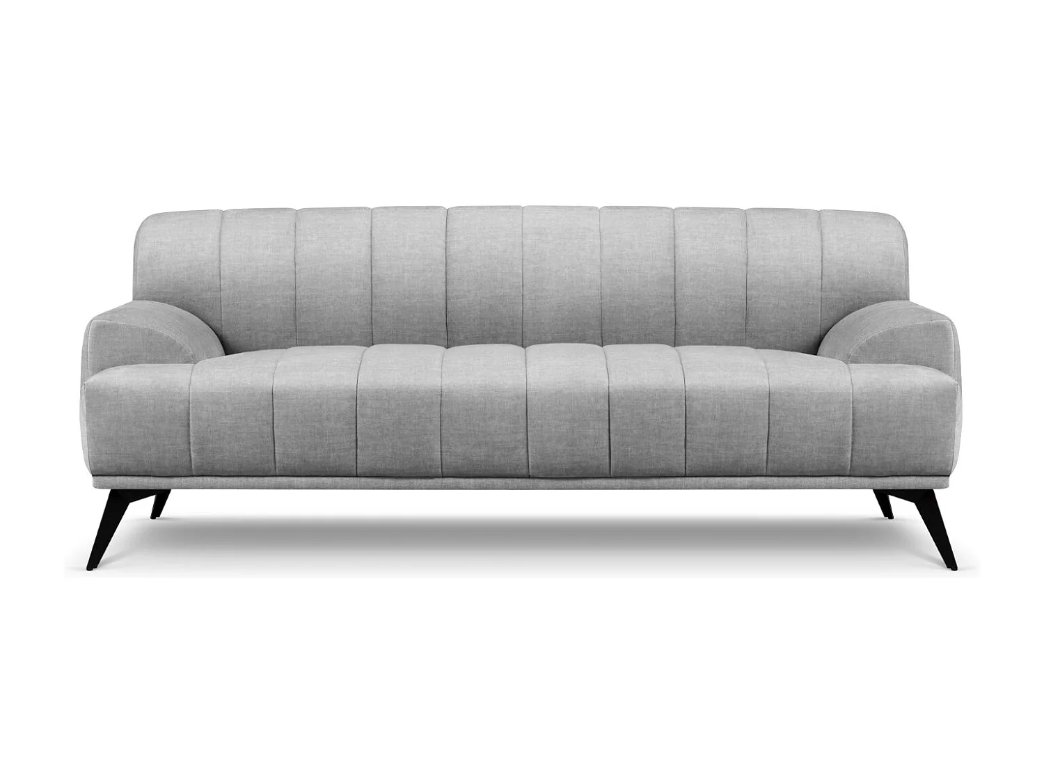 CXL by Christian Lacroix - Divano "Rita" 3 posti in velluto grigio chiaro - 189x94x77cm