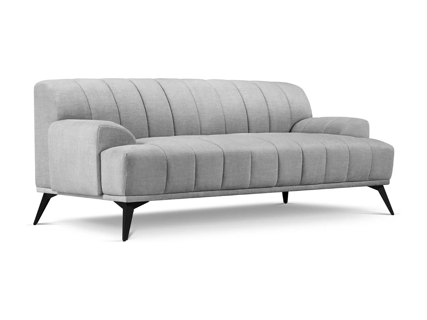 CXL by Christian Lacroix - Divano "Rita" 3 posti in velluto grigio chiaro - 189x94x77cm