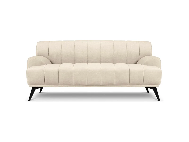 CXL by Christian Lacroix - 2-Sitzer Sofa "Rita" Sitzer aus Samt leichtes beige - 166x94x77cm