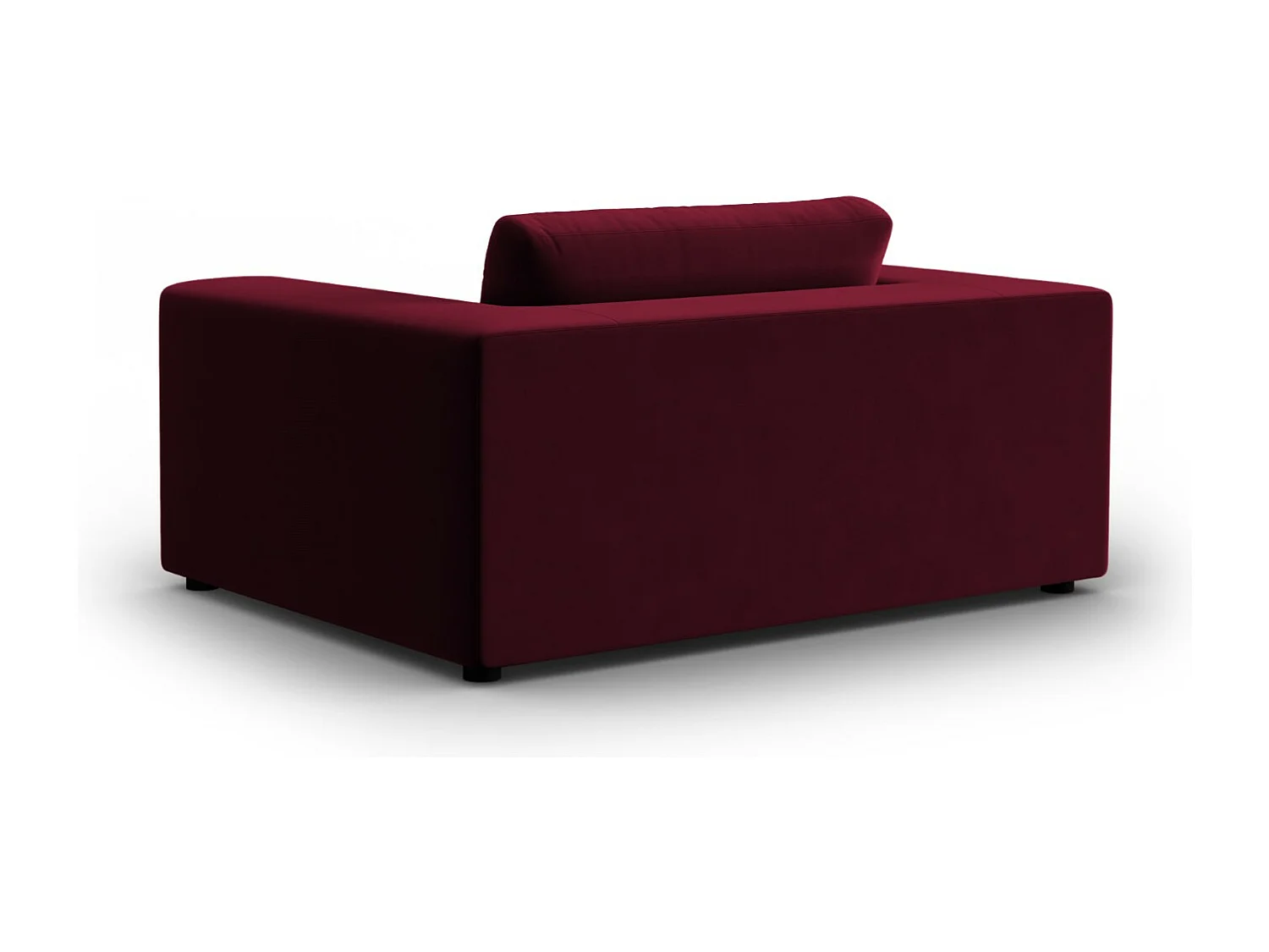 CXL by Christian Lacroix - Bank "Tendance" 1,5 zitplaatsen, Flueel, Rood - 156x122x72cm