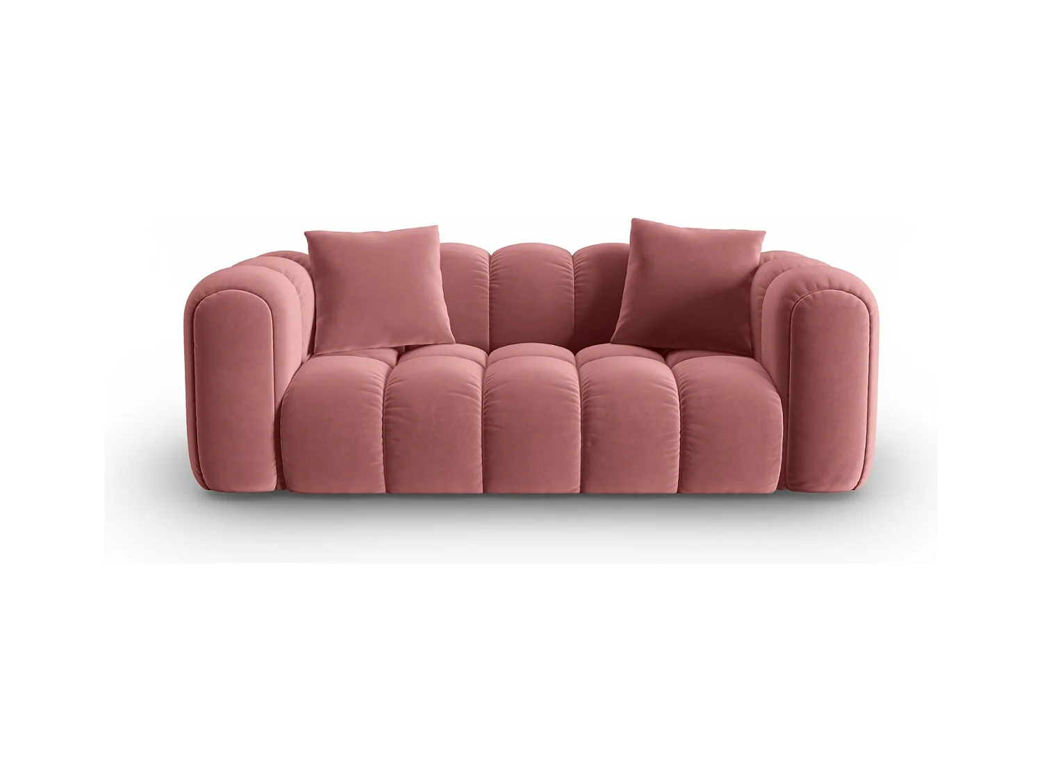 CXL by Christian Lacroix - 2-Sitzer Sofa "Clotilde" Sitzer aus Samt lachs - 208x94x70cm