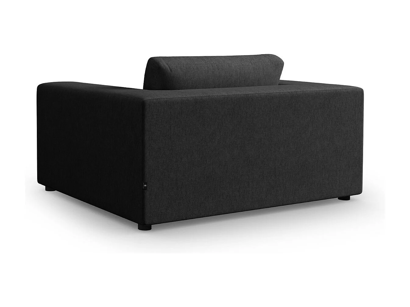 CXL by Christian Lacroix - Sofa, "Tendance" 1,5 miejsca tkanina strukturalna, czarny - 156x122x72cm