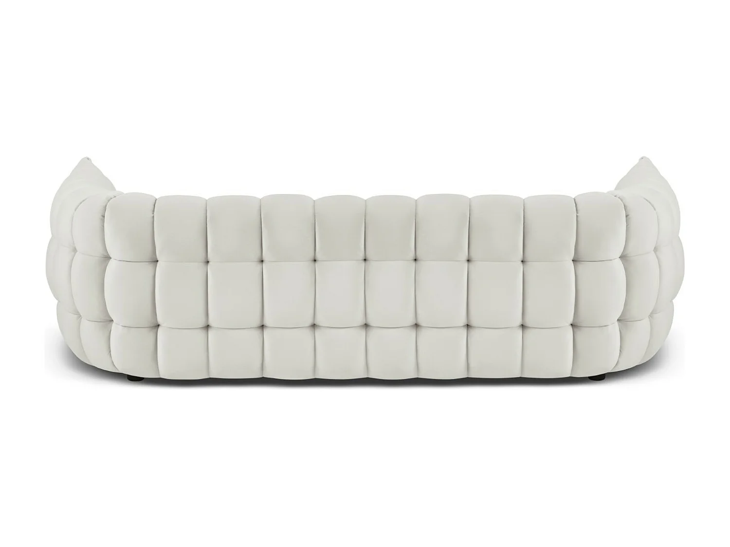 CXL by Christian Lacroix - 3-Sitzer Sofa "Cedric" Sitzer aus Samt leichtes beige - 225x110x68cm