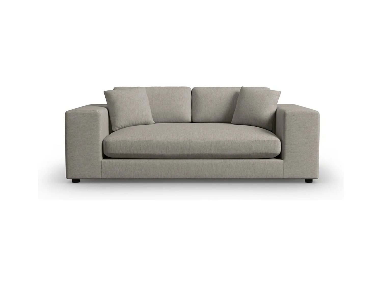 CXL by Christian Lacroix - Bank "Tendance" 3 zitplaatsen, Structurele stof, Grijs - 220x122x72cm