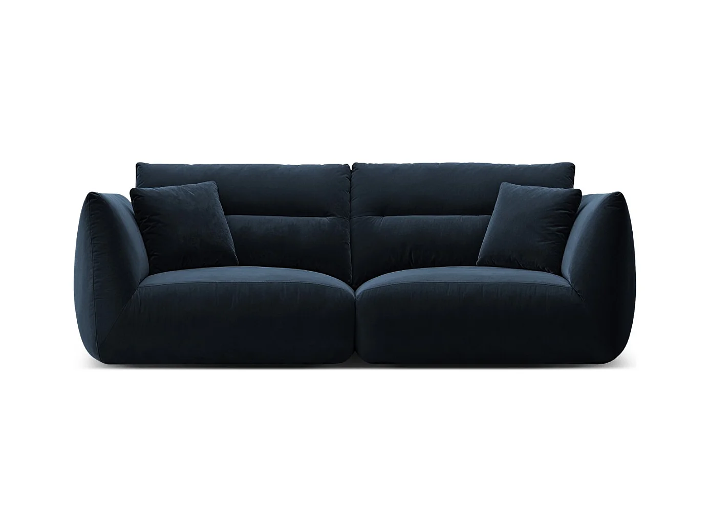 CXL by Christian Lacroix - Modulaire bank "Maurie" 3 zitplaatsen, Flueel, Koningsblauw - 224x107x90cm