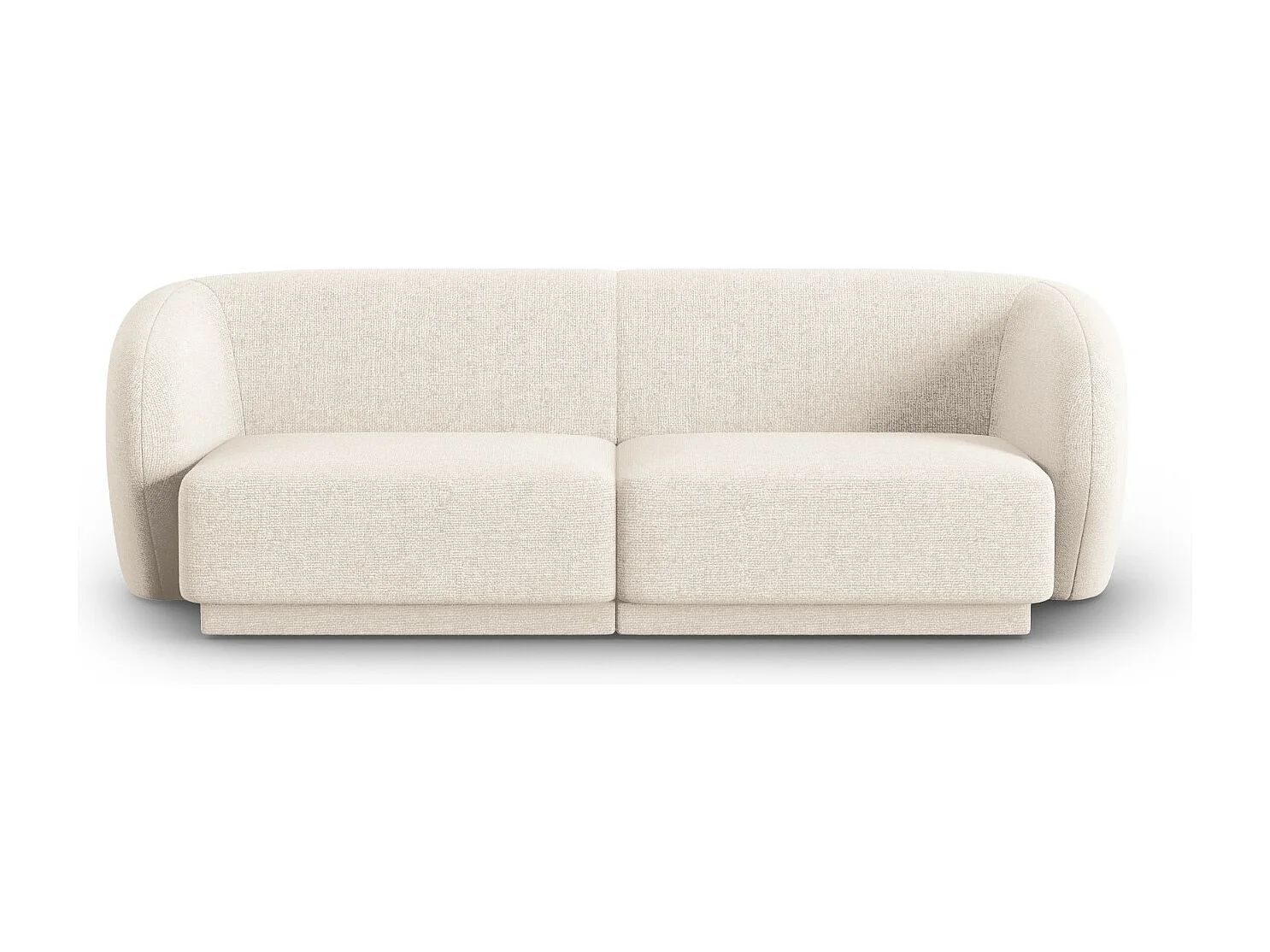 CXL by Christian Lacroix - Sofa modułowa, "Lionel" 2 miejsca szenil, beż jasny melanż - 188x93x74cm