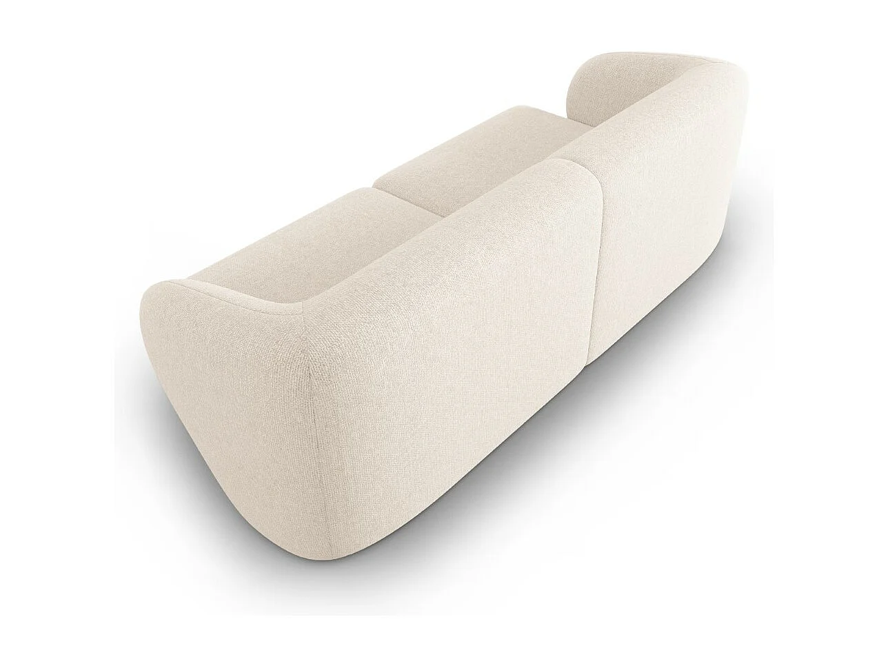 CXL by Christian Lacroix - Sofa modułowa, "Lionel" 2 miejsca szenil, beż jasny melanż - 188x93x74cm