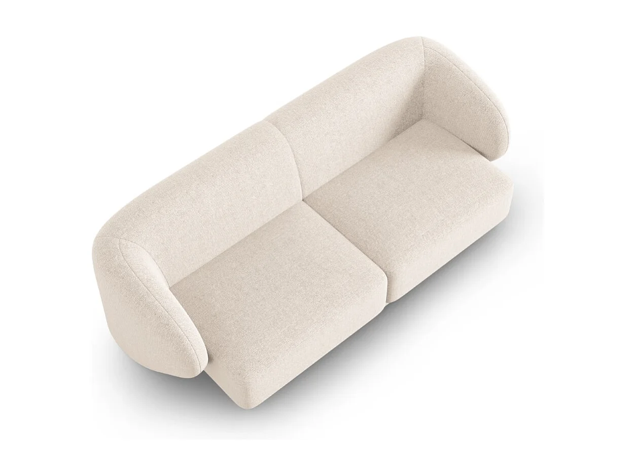 CXL by Christian Lacroix - Sofa modułowa, "Lionel" 2 miejsca szenil, beż jasny melanż - 188x93x74cm