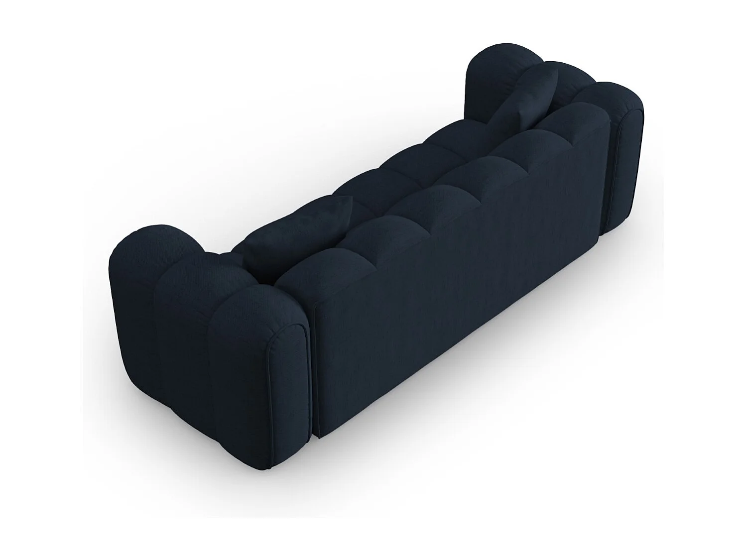 CXL by Christian Lacroix - Sofa, "Clotilde" 3 miejsca tkanina strukturalna, błękit królewski - 242x94x70cm