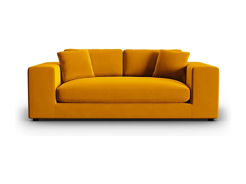 CXL by Christian Lacroix - Bank "Tendance" 3 zitplaatsen, Flueel, Goud - 220x122x72cm