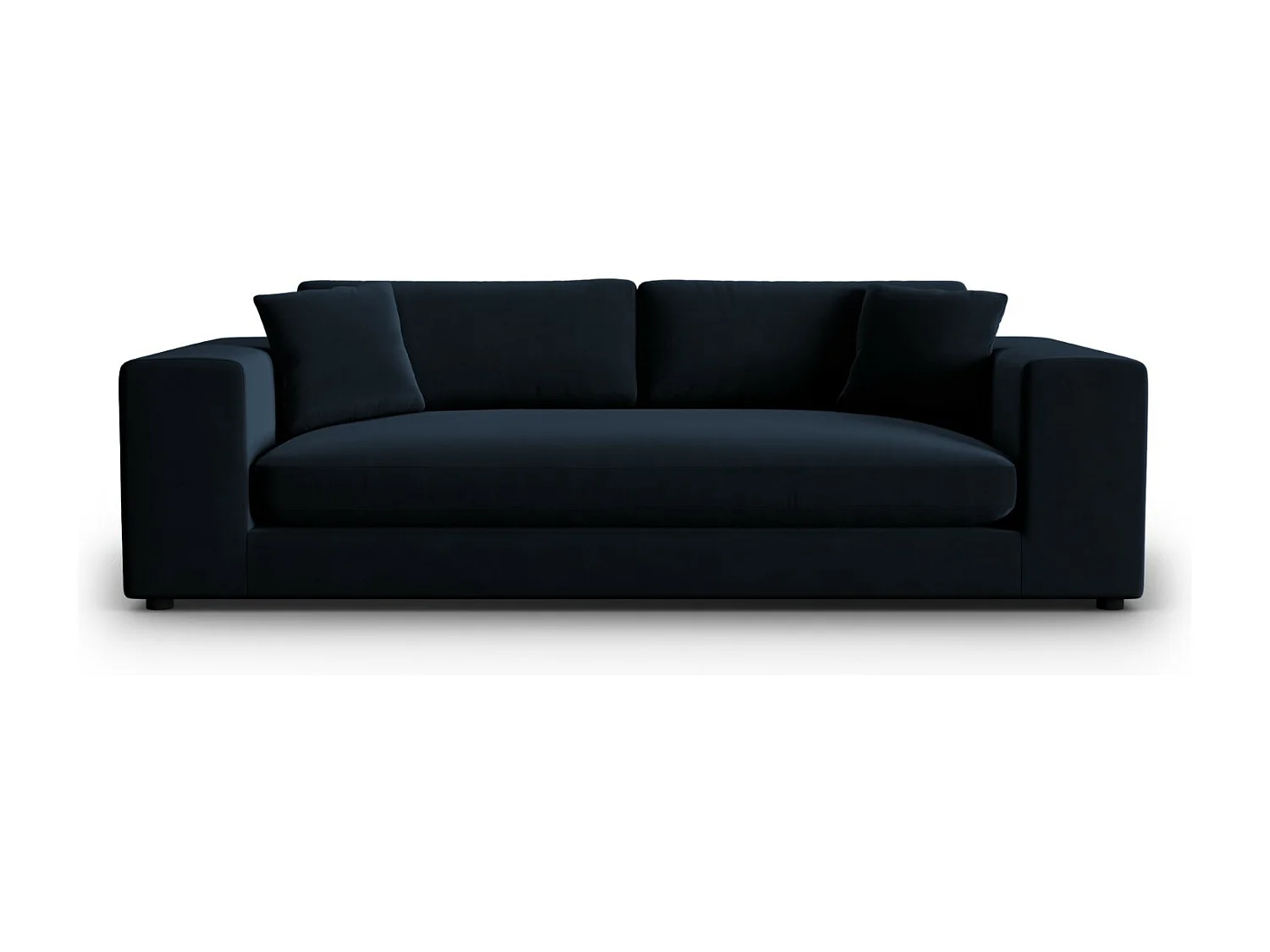 CXL by Christian Lacroix - 4-Sitzer Sofa "Tendance" Sitzer aus Samt dunkelblau - 262x122x72cm