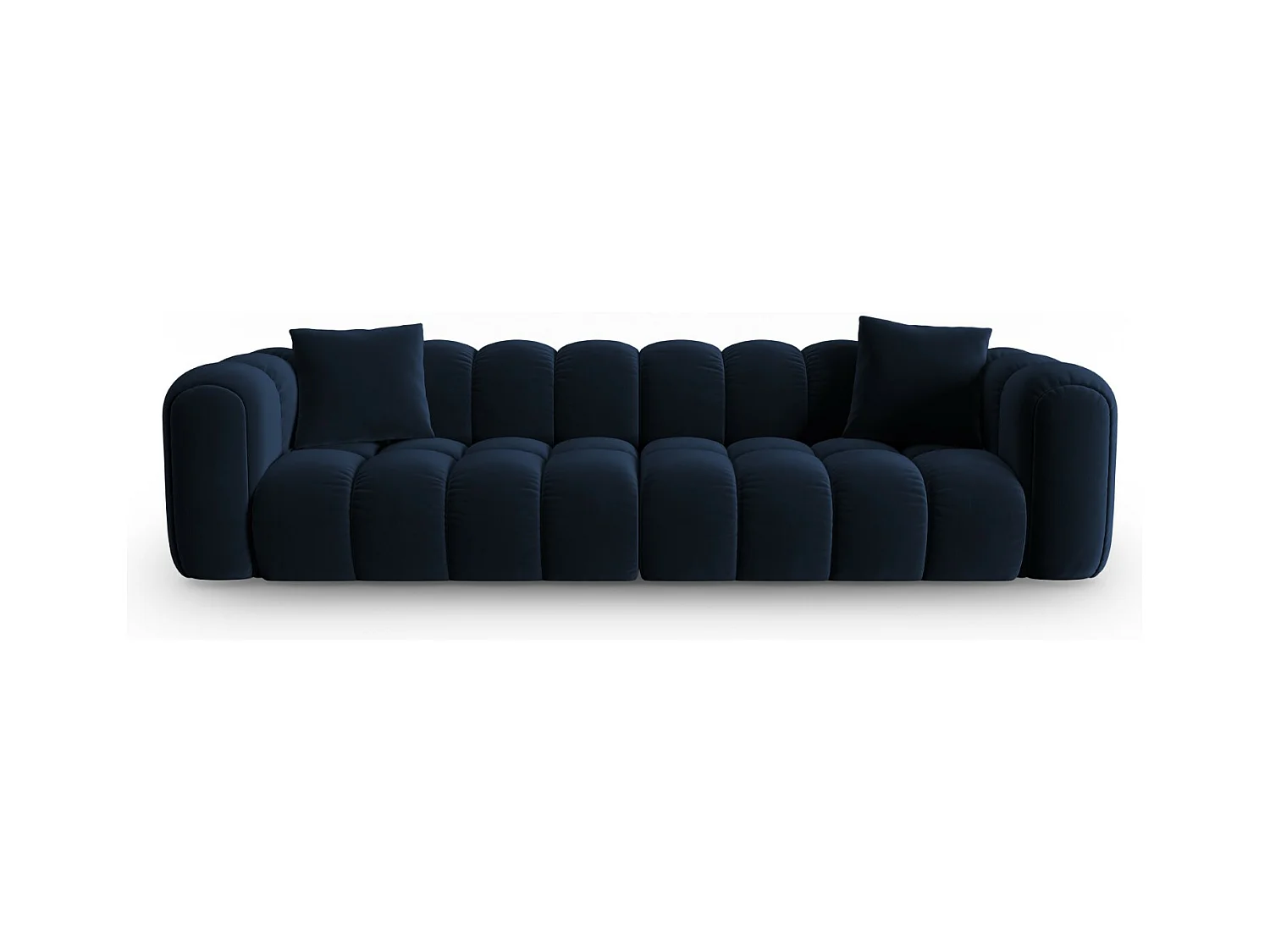 CXL by Christian Lacroix - Modulaire bank "Clotilde" 4 zitplaatsen, Flueel, Koningsblauw - 298x94x70cm