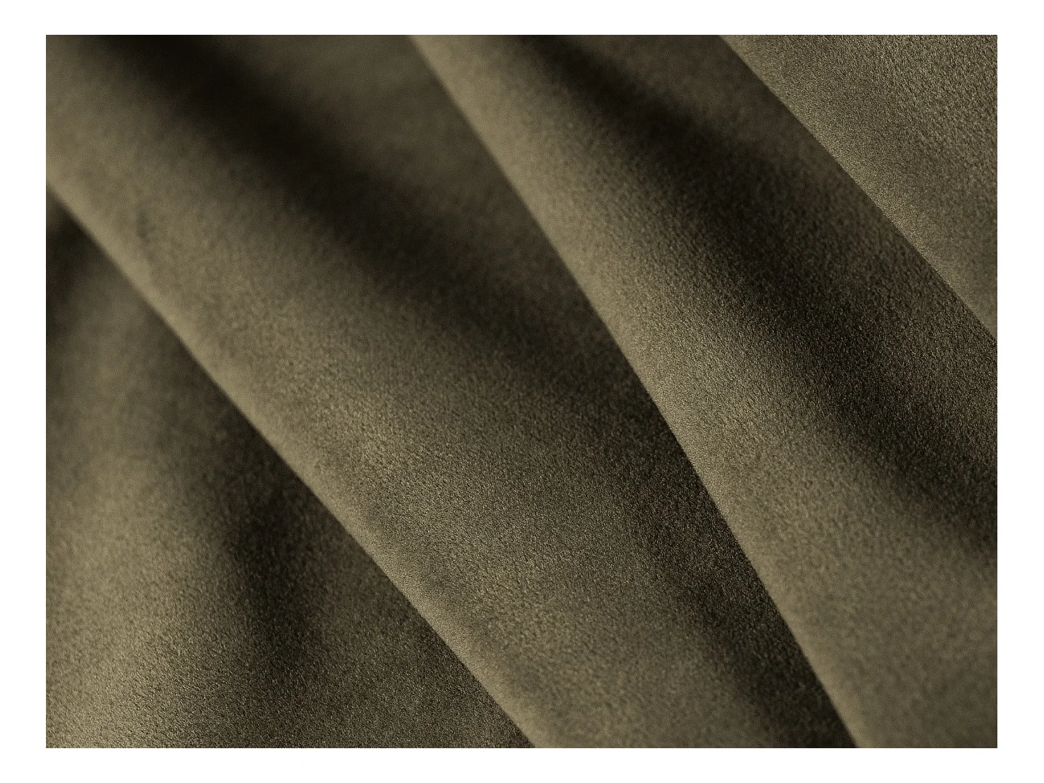 Cosmopolitan Design - Canapé d'angle droit "Tulum" 4 places en velours vert - 255x156x70cm