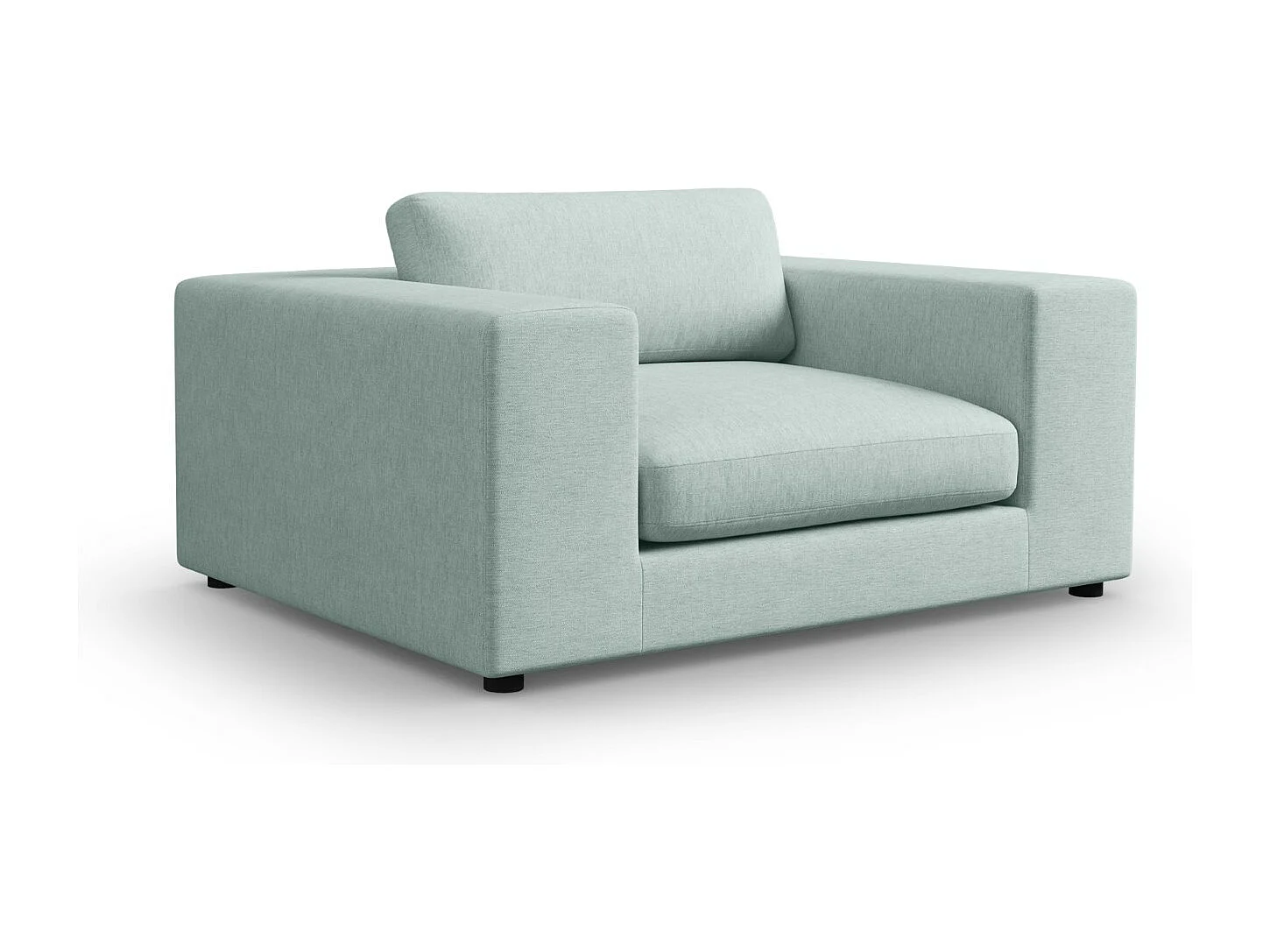 CXL by Christian Lacroix - Sofa, "Tendance" 1,5 miejsca tkanina strukturalna, miętowy - 156x122x72cm