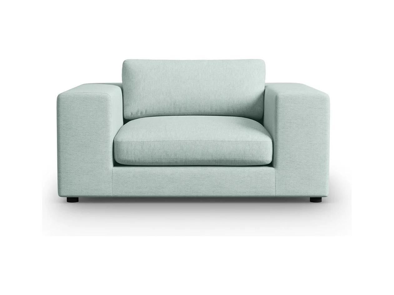 CXL by Christian Lacroix - Canapé "Tendance" 1,5 place en tissu structurel menthe - 156x122x72cm