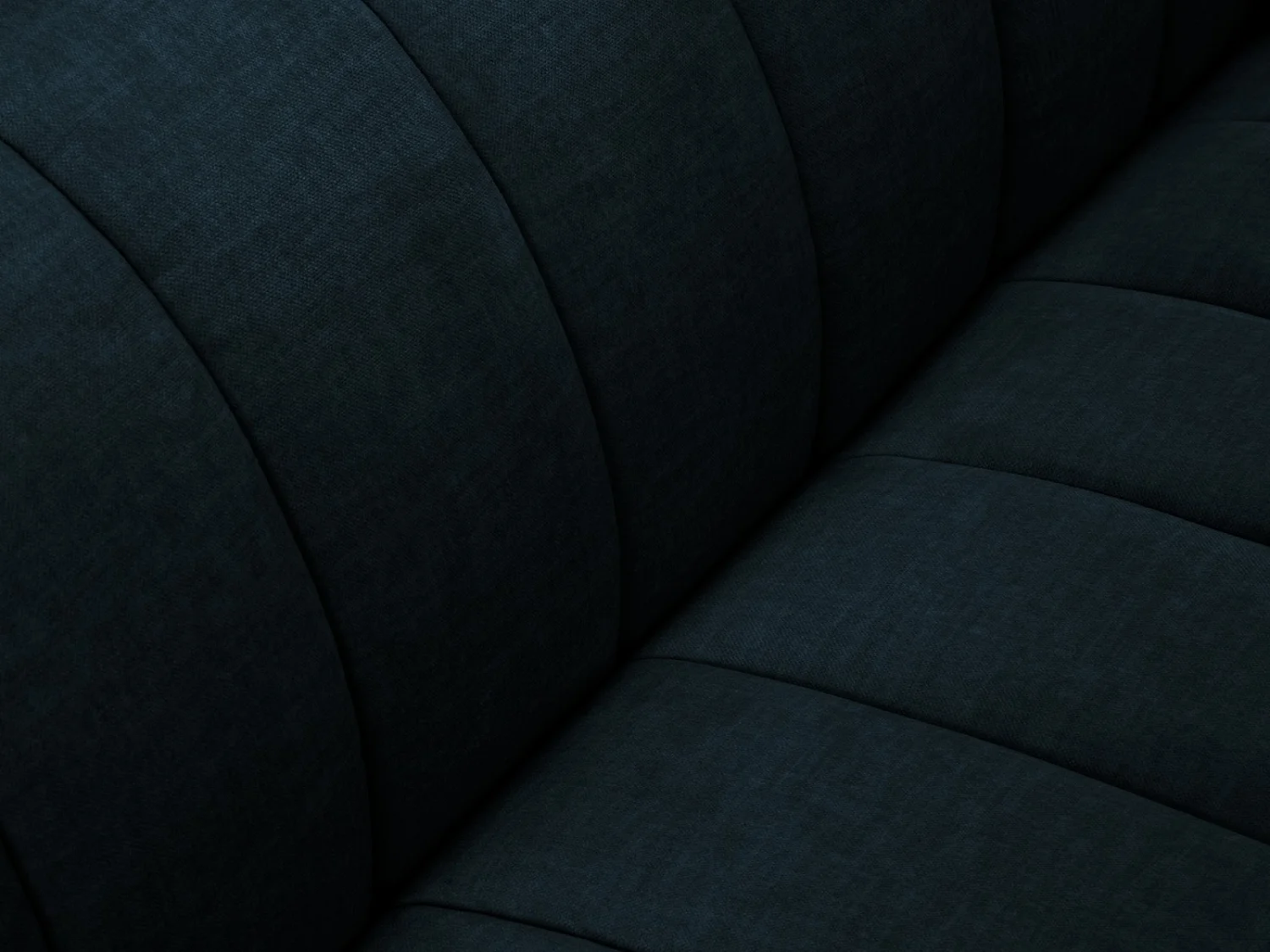 CXL by Christian Lacroix - Bank "Rita" 3 zitplaatsen, Flueel, Diepe olie - 189x94x77cm