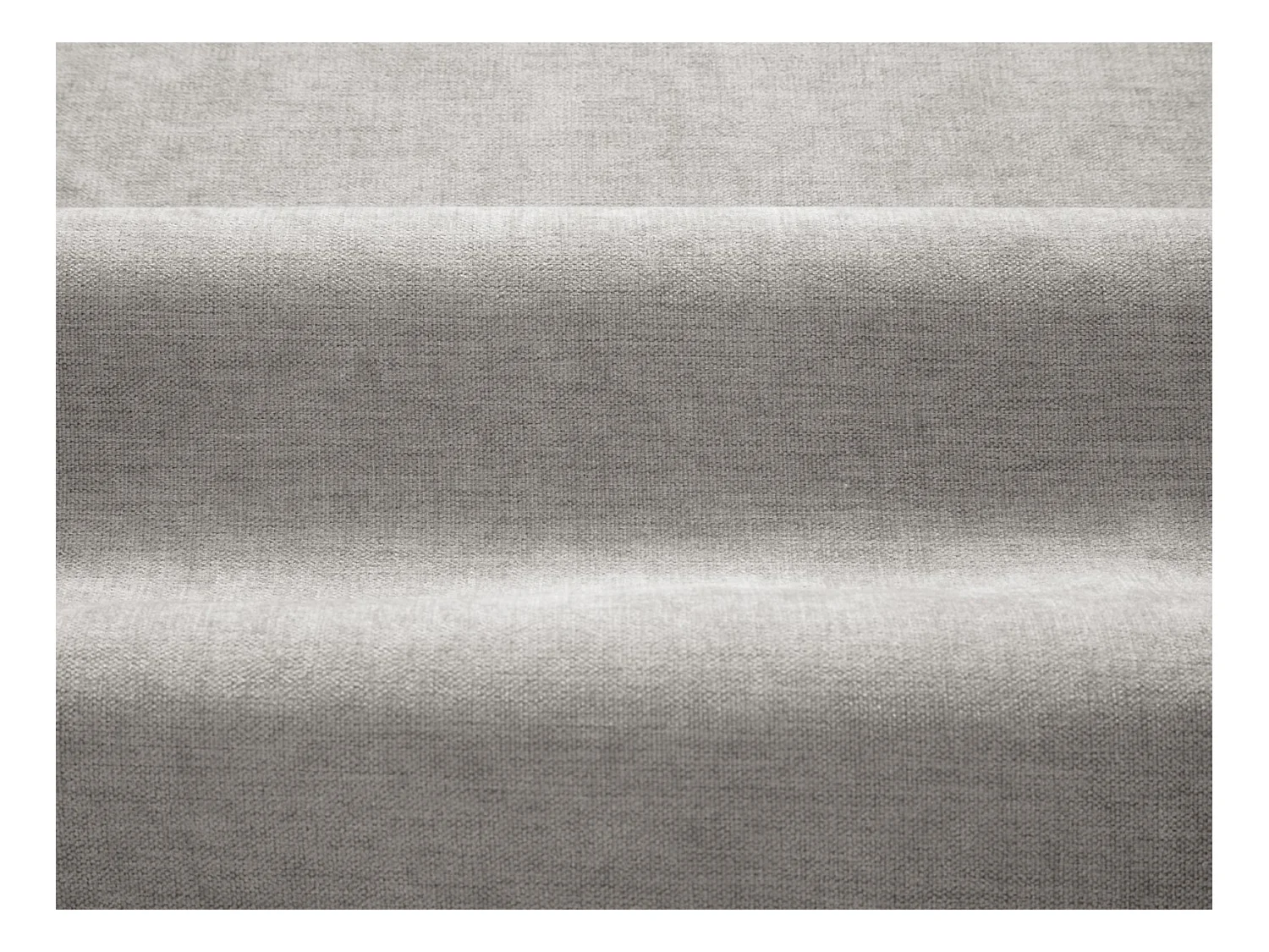 CXL by Christian Lacroix - Canapé modulable "Maurie" 3 places en chenille gris clair - 224x107x90cm