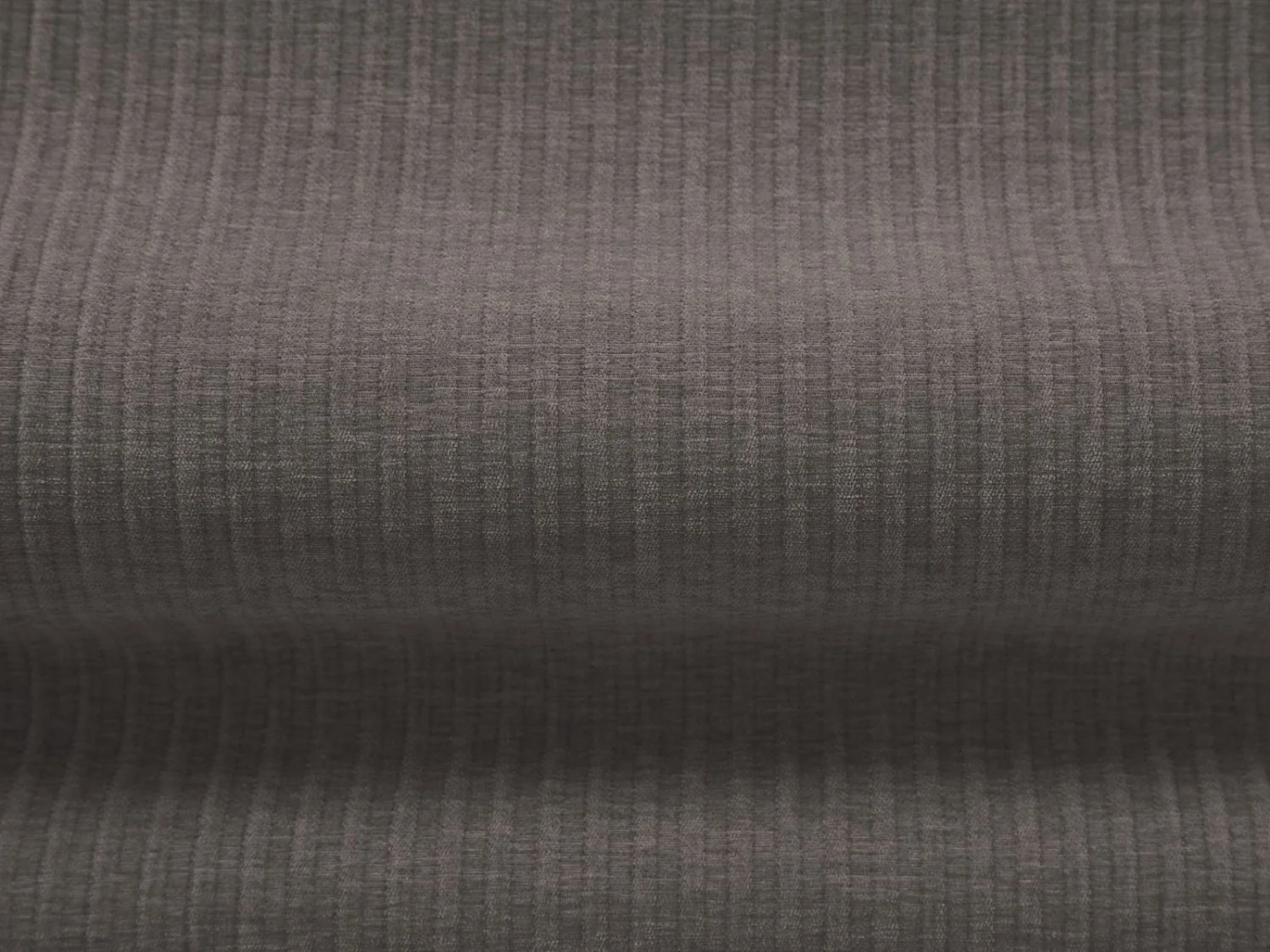 Cosmopolitan Design - Sofá esquinero panorámico izquierdo "Arendal" 7 plazas de tejido chenilla con efecto acanalado gris oscuro - 364x262x70cm