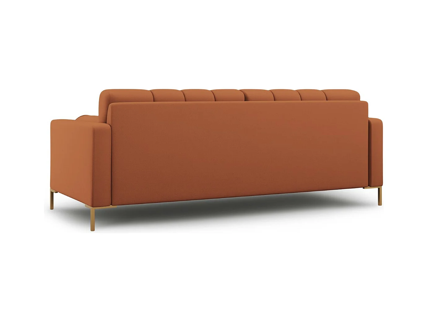 Cosmopolitan Design - Bank "Bali" 3 zitplaatsen, Structurele stof, Baksteen - 177x92x75cm