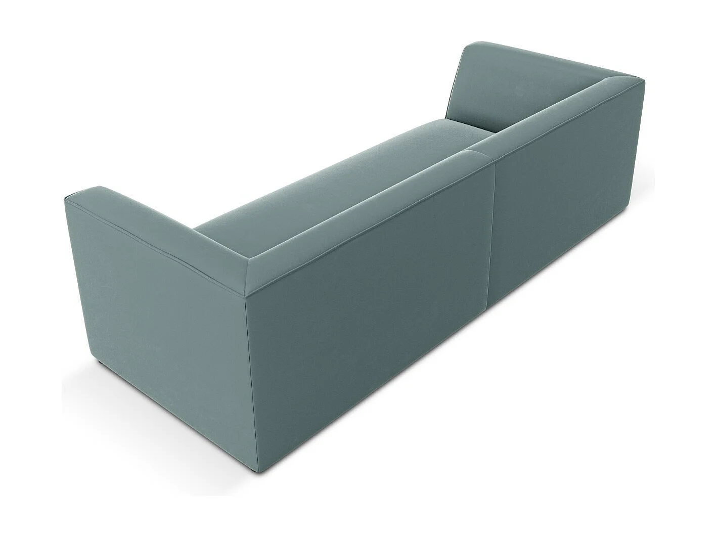 CXL by Christian Lacroix - Bank "Charles" 3 zitplaatsen, Flueel, Munt - 232x92x69cm