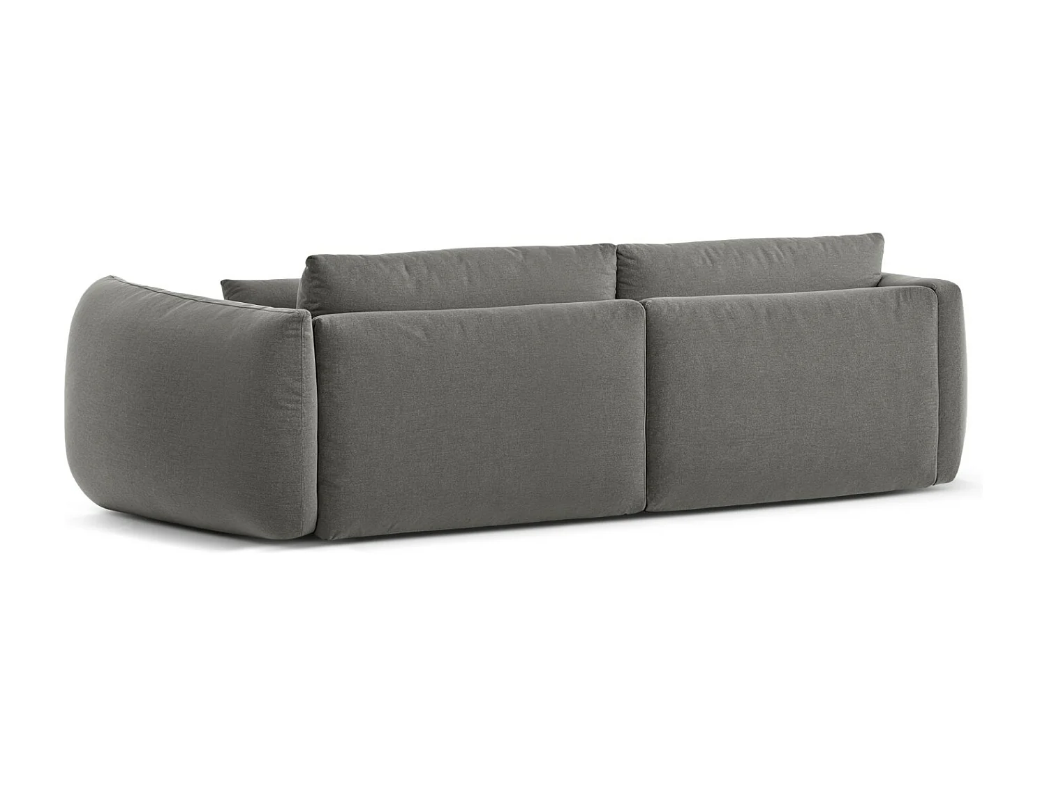 CXL by Christian Lacroix - Sofa modułowa, "Maurie" 4 miejsca szenil, szary ciemny - 264x107x90cm