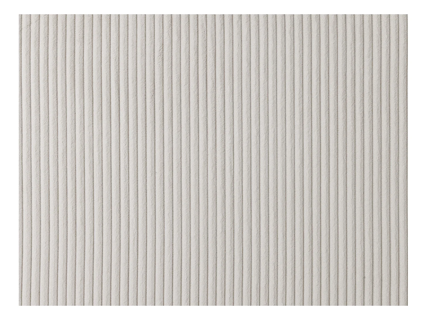 Canapé 3 places en velours côtelé beige VELINOR