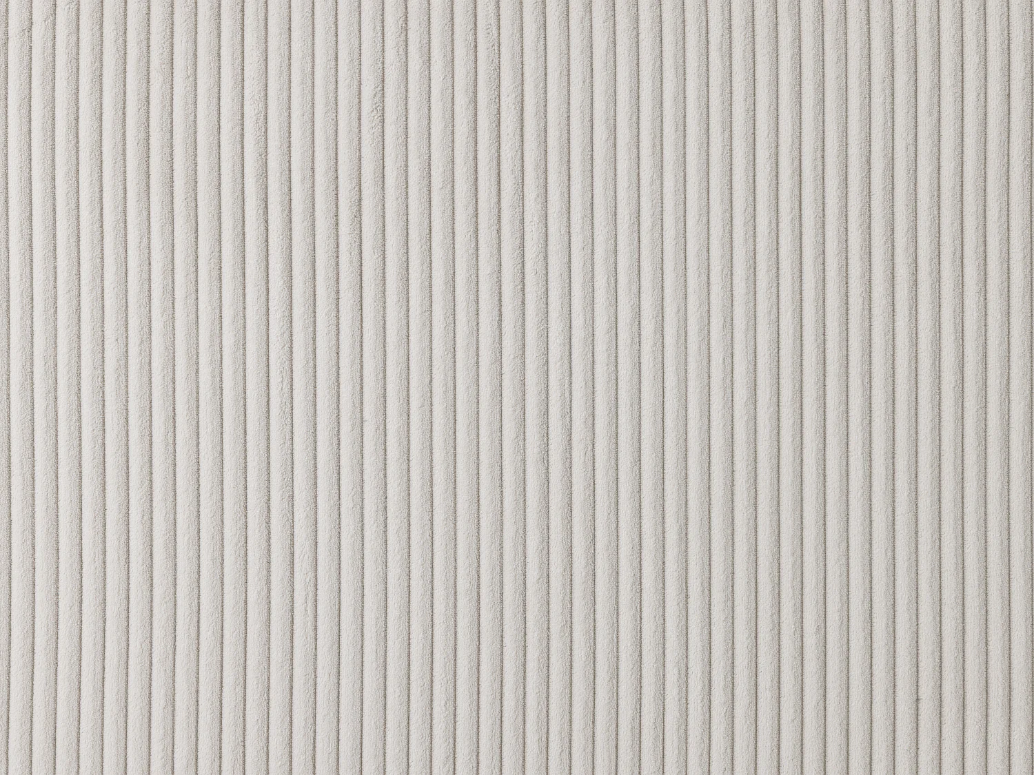 Canapé 3 places en velours côtelé beige VELINOR