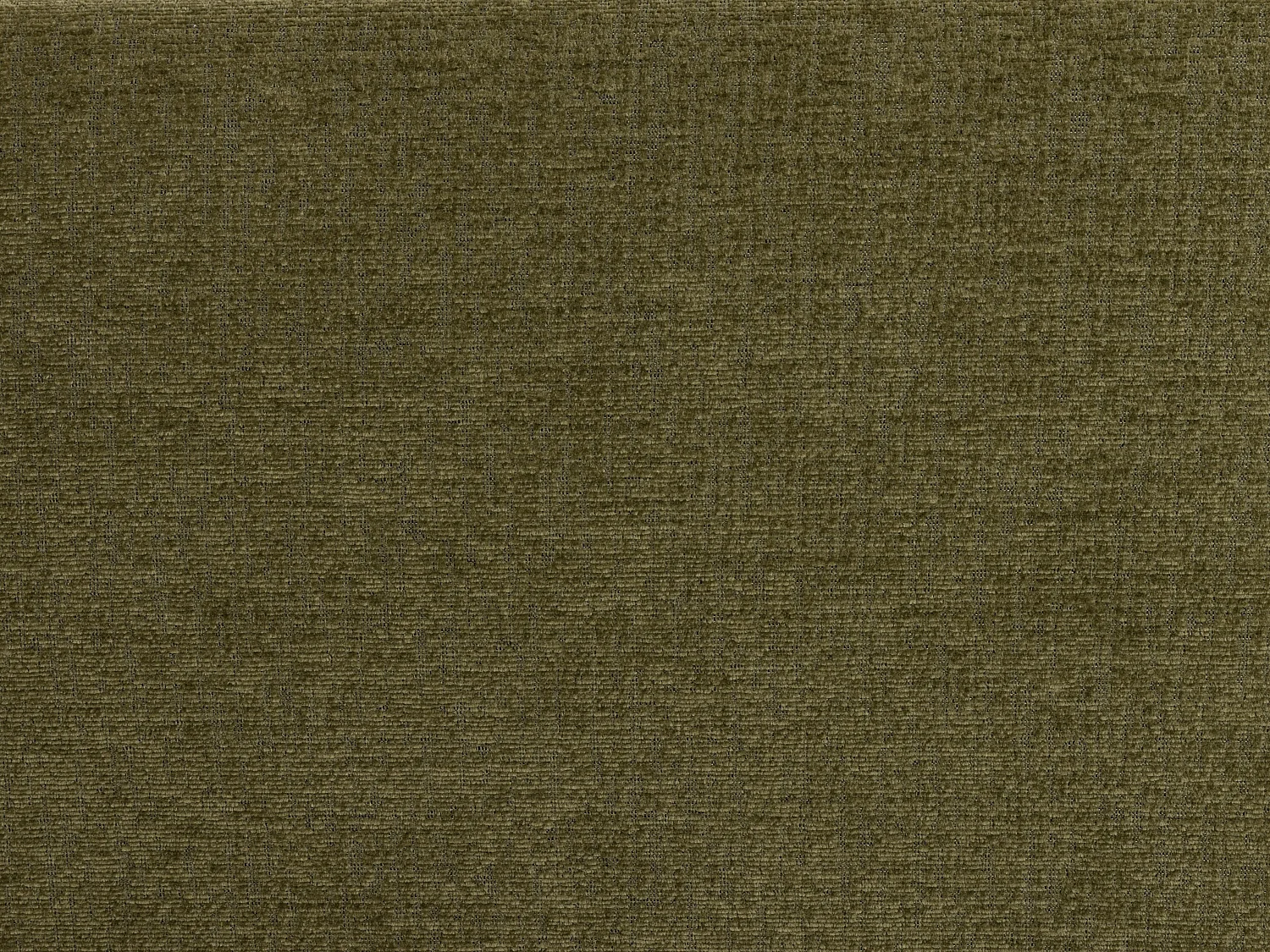 Canapé d'angle droit en tissu chenille vert kaki COLYSIA