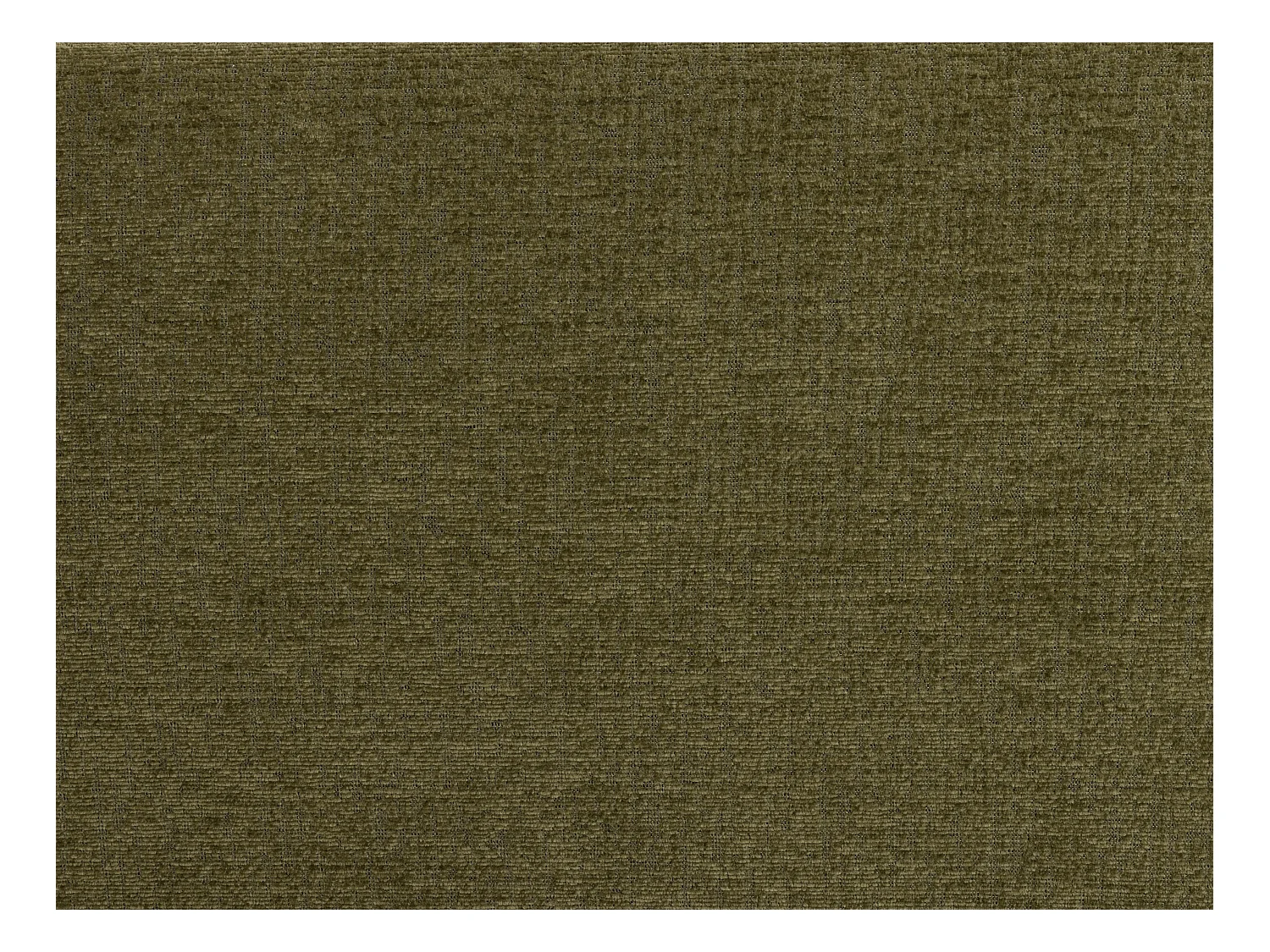 Canapé d'angle gauche en tissu chenille vert kaki COLYSIA