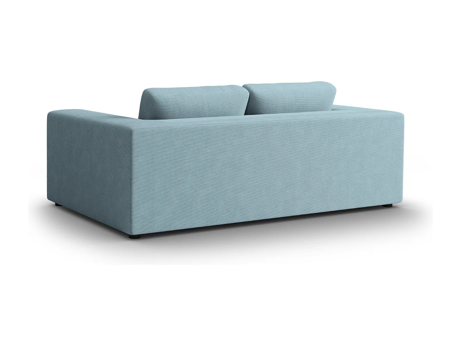 CXL by Christian Lacroix - Bank "Tendance" 3 zitplaatsen, Ribfluwelen, Lichtblauw - 220x122x72cm