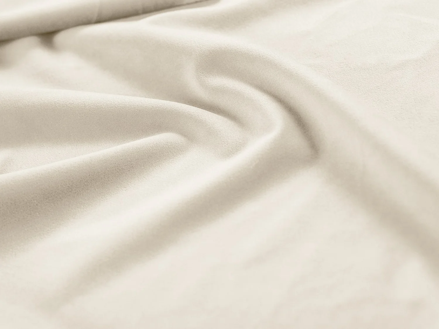 Cosmopolitan Design - Sofá de canto esquerdo "Bali" 5 lugares em veludo bege claro - 293x185x75cm