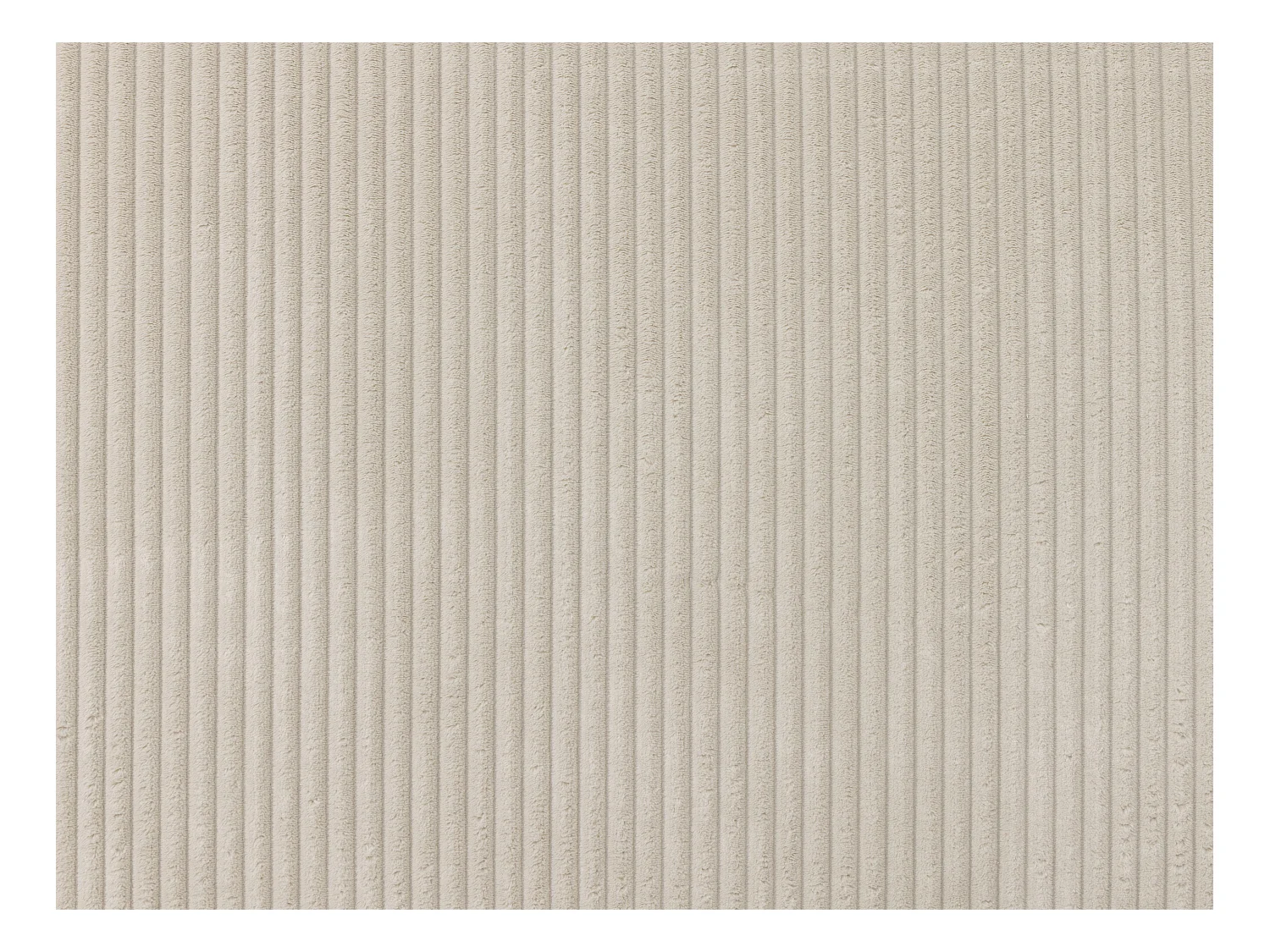 Canapé d'angle droit convertible en velours côtelé beige SELIORA