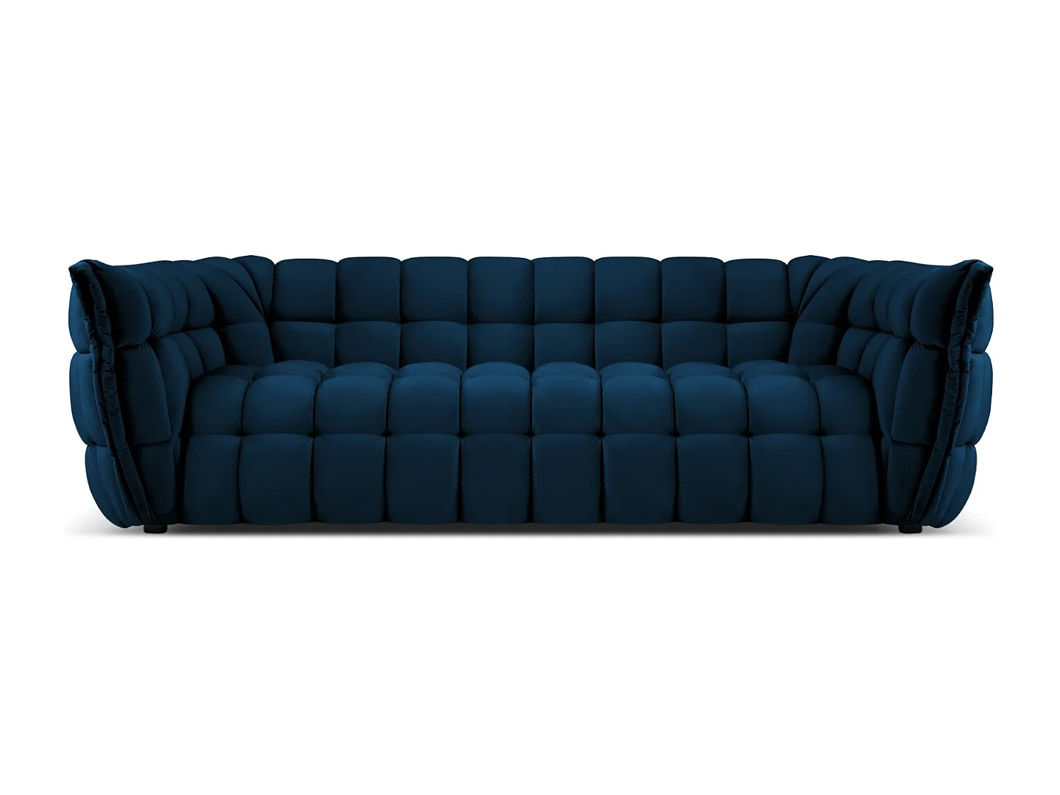 CXL by Christian Lacroix - Bank "Cedric" 3 zitplaatsen, Flueel, Koningsblauw - 225x110x68cm