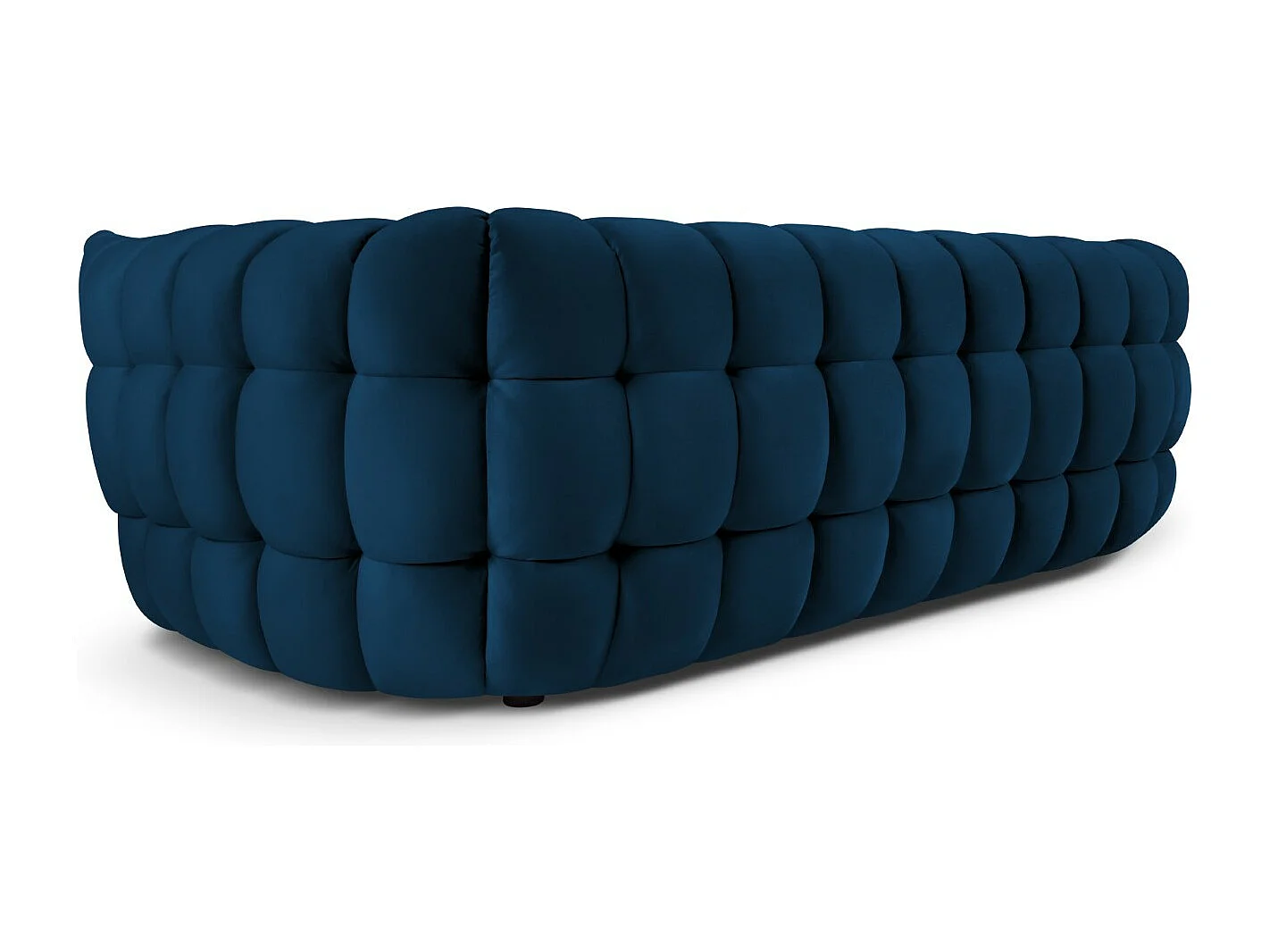 CXL by Christian Lacroix - Bank "Cedric" 3 zitplaatsen, Flueel, Koningsblauw - 225x110x68cm