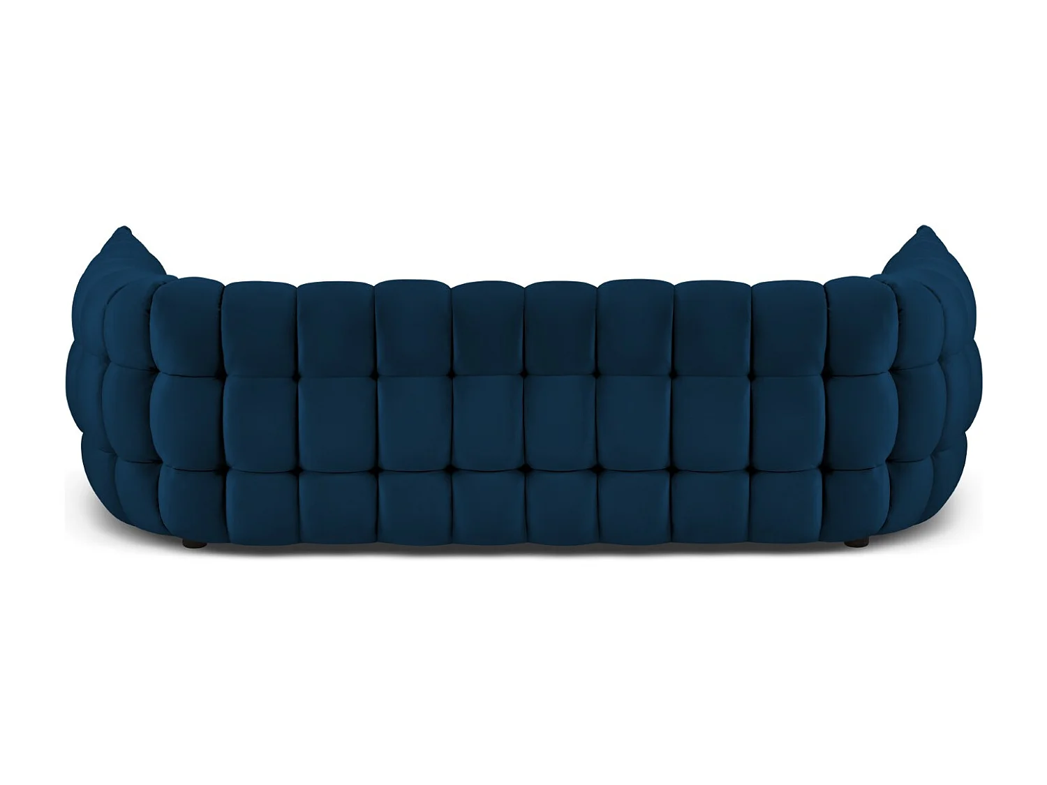 CXL by Christian Lacroix - Bank "Cedric" 3 zitplaatsen, Flueel, Koningsblauw - 225x110x68cm