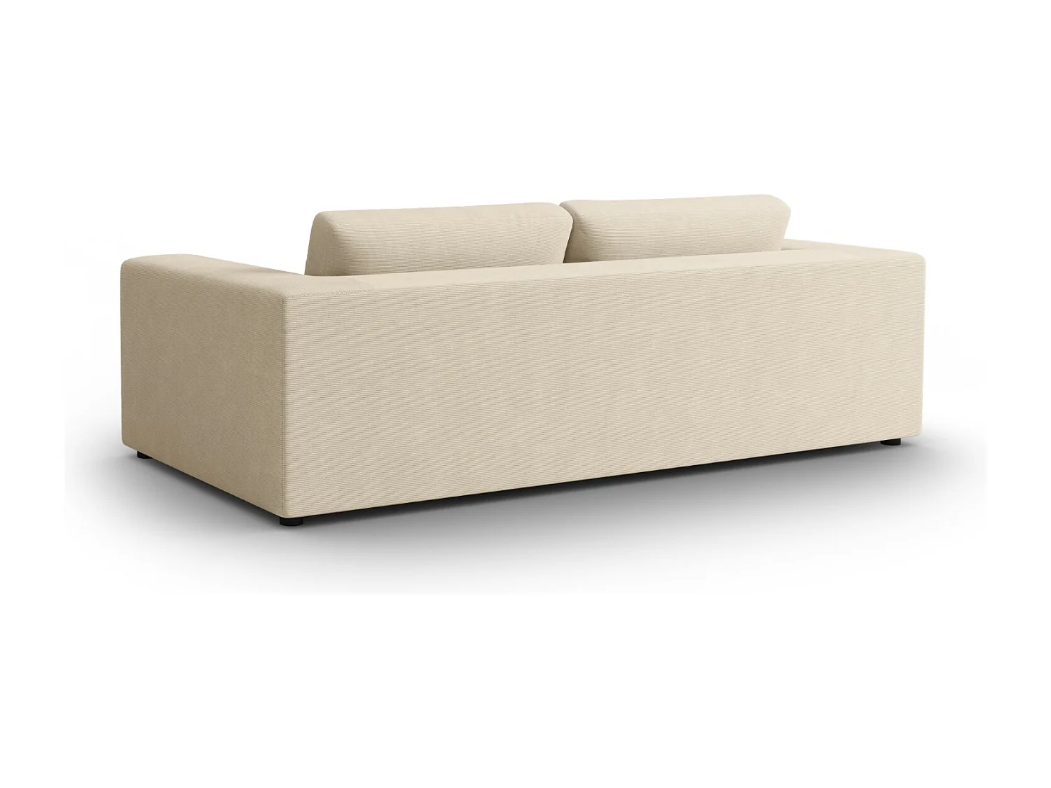 CXL by Christian Lacroix - Sofá "Tendance" 4 plazas de pana beige claro - 262x122x72cm