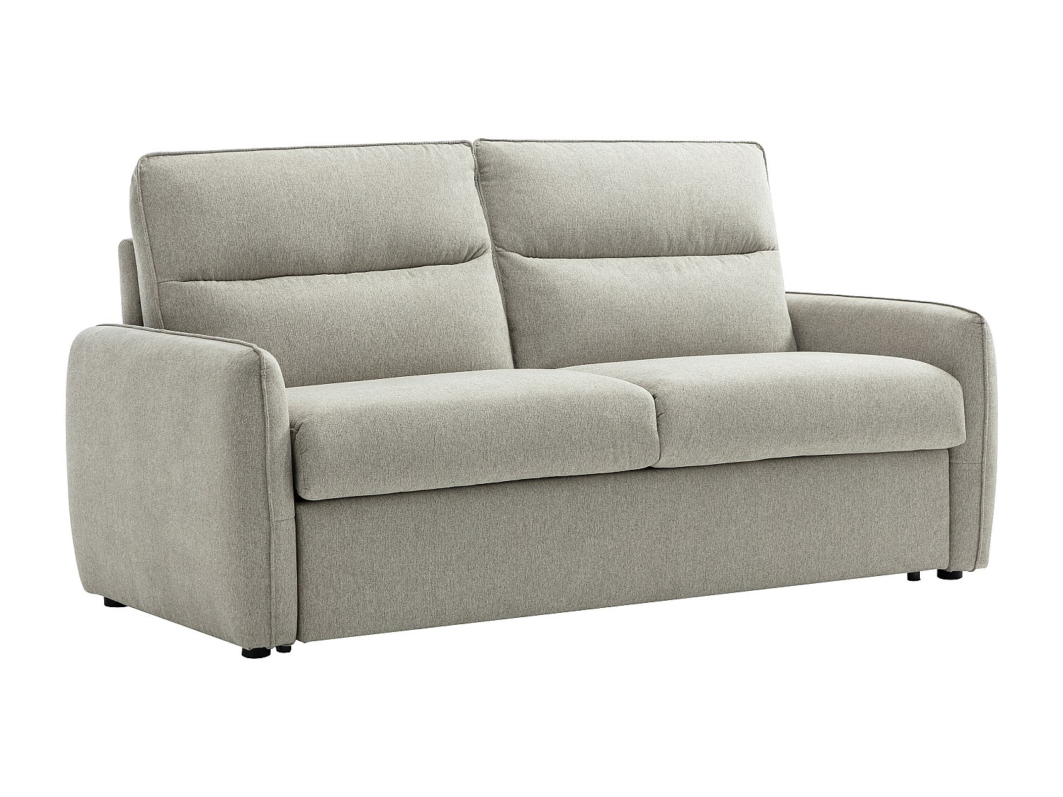 3‑Sitzer Schlafsofa - Express-Schlaffunktion - Stoff - Grau - ORELIS günstig online kaufen